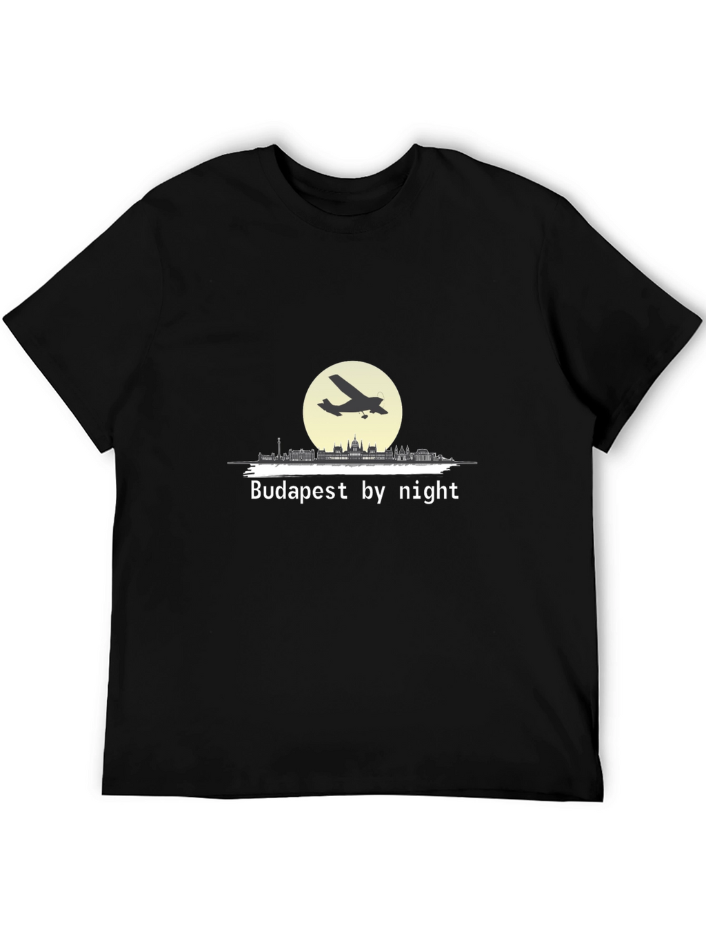 Budapest By Night Airplane T-Shirt