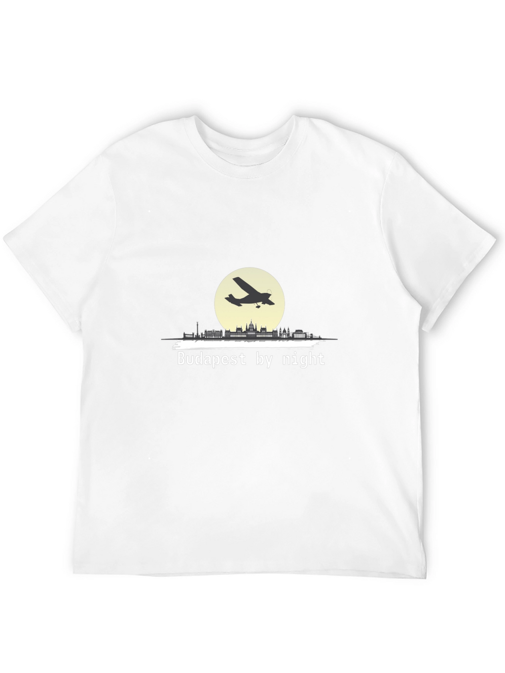 Budapest By Night Airplane T-Shirt