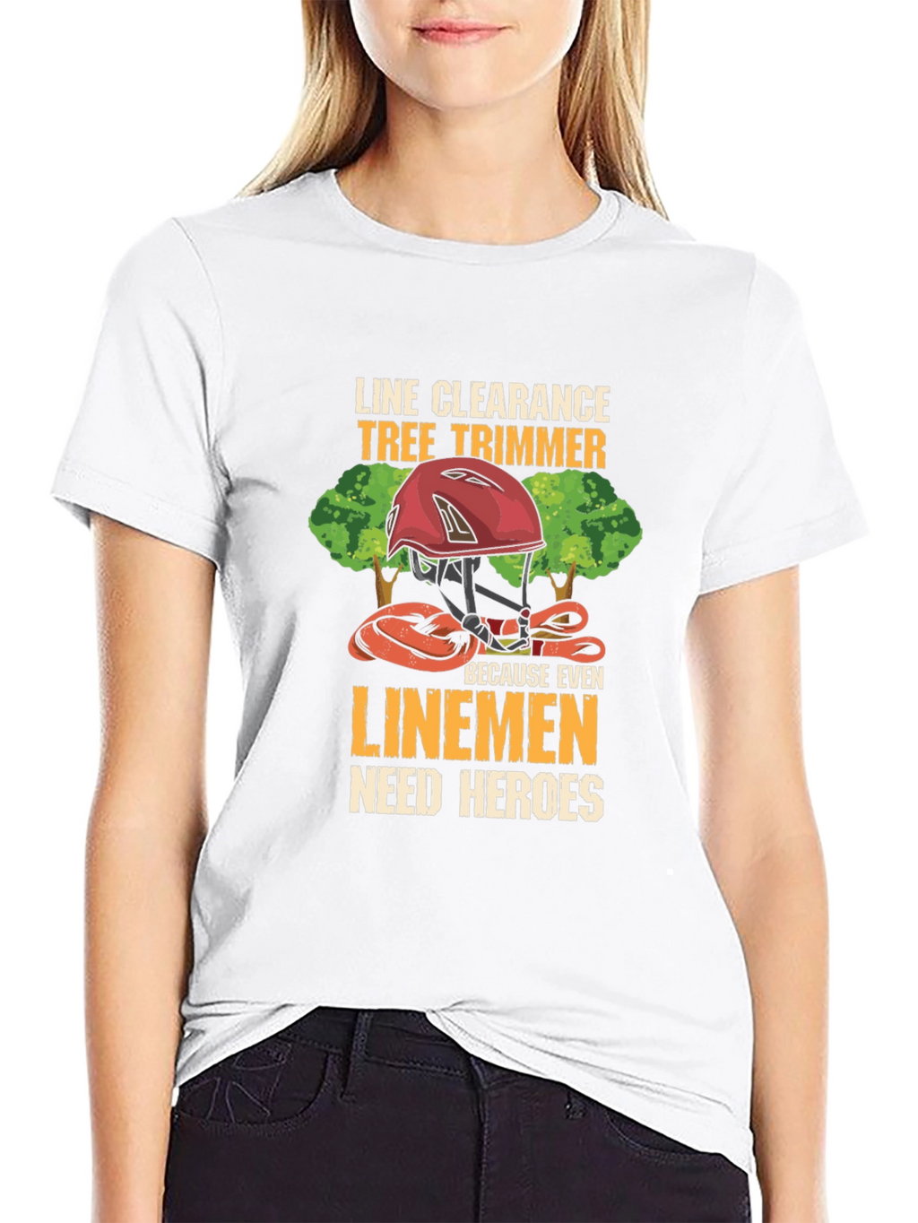Line Clearance Tree Trimmer T-Shirt - Linemen Heroes Tee