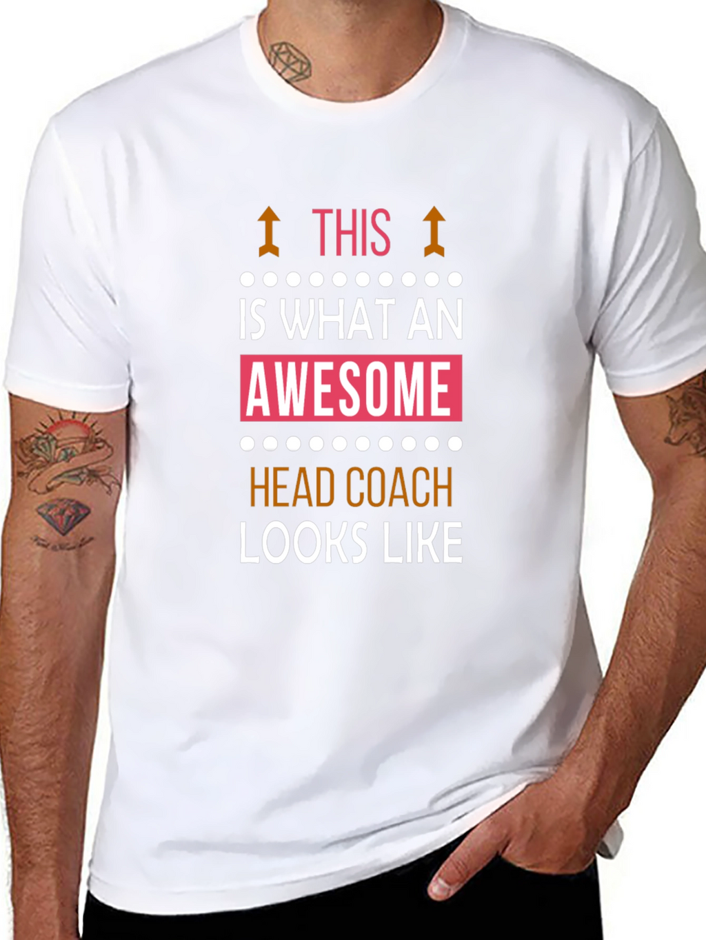 Awesome Head Coach Graphic T-Shirt