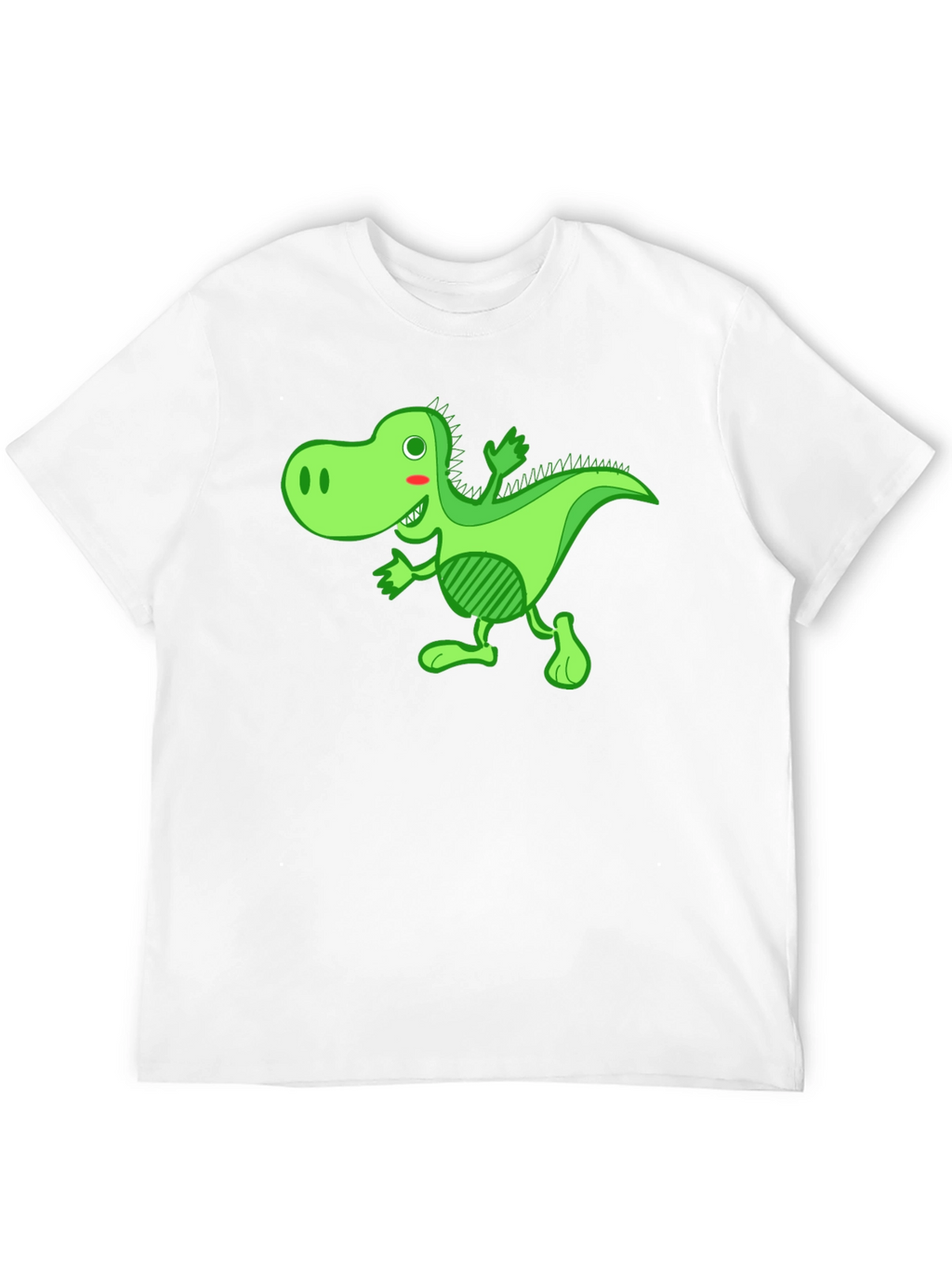 Funny Dinosaur Graphic Black T-Shirt