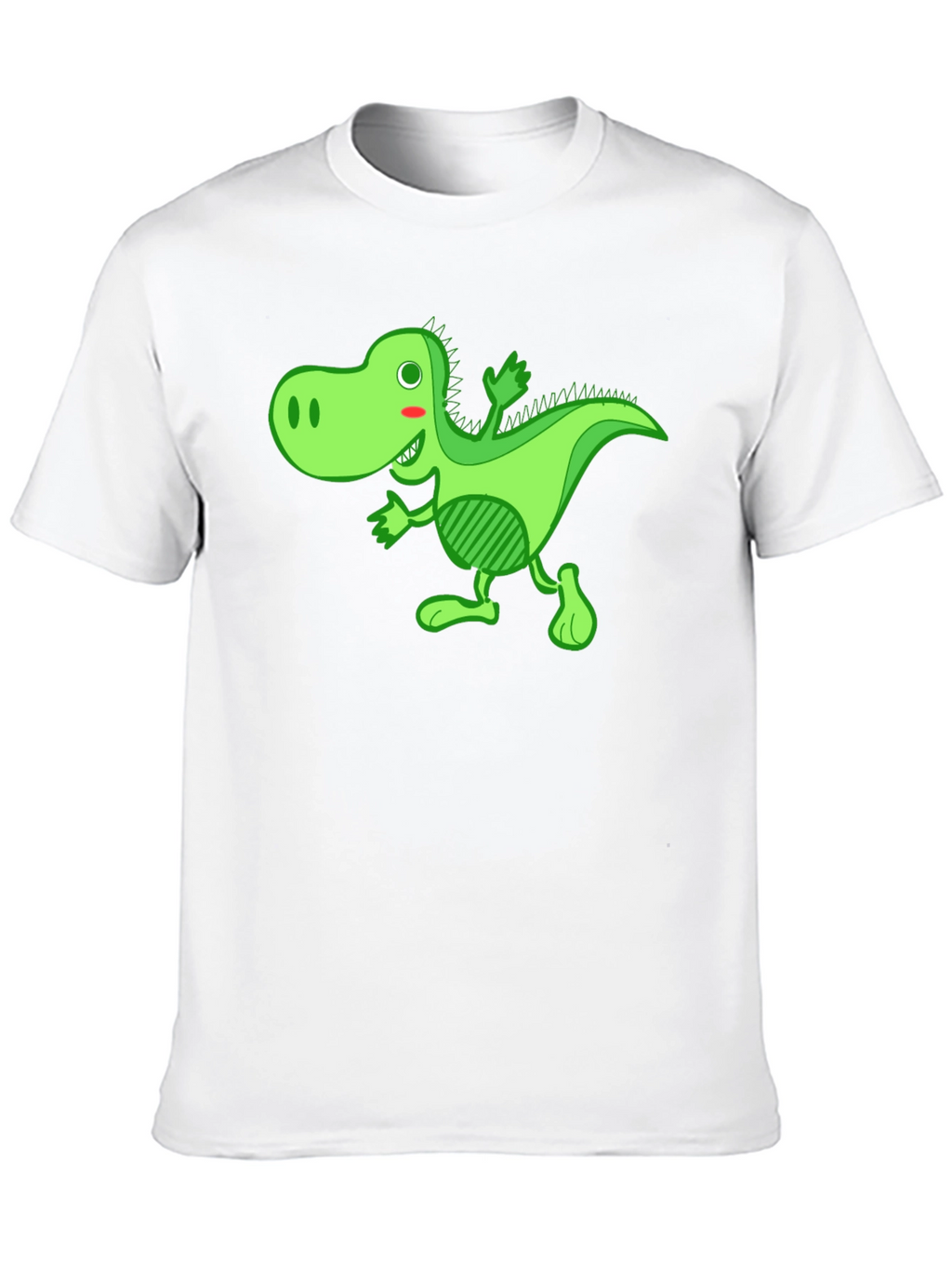 Funny Dinosaur Graphic Black T-Shirt