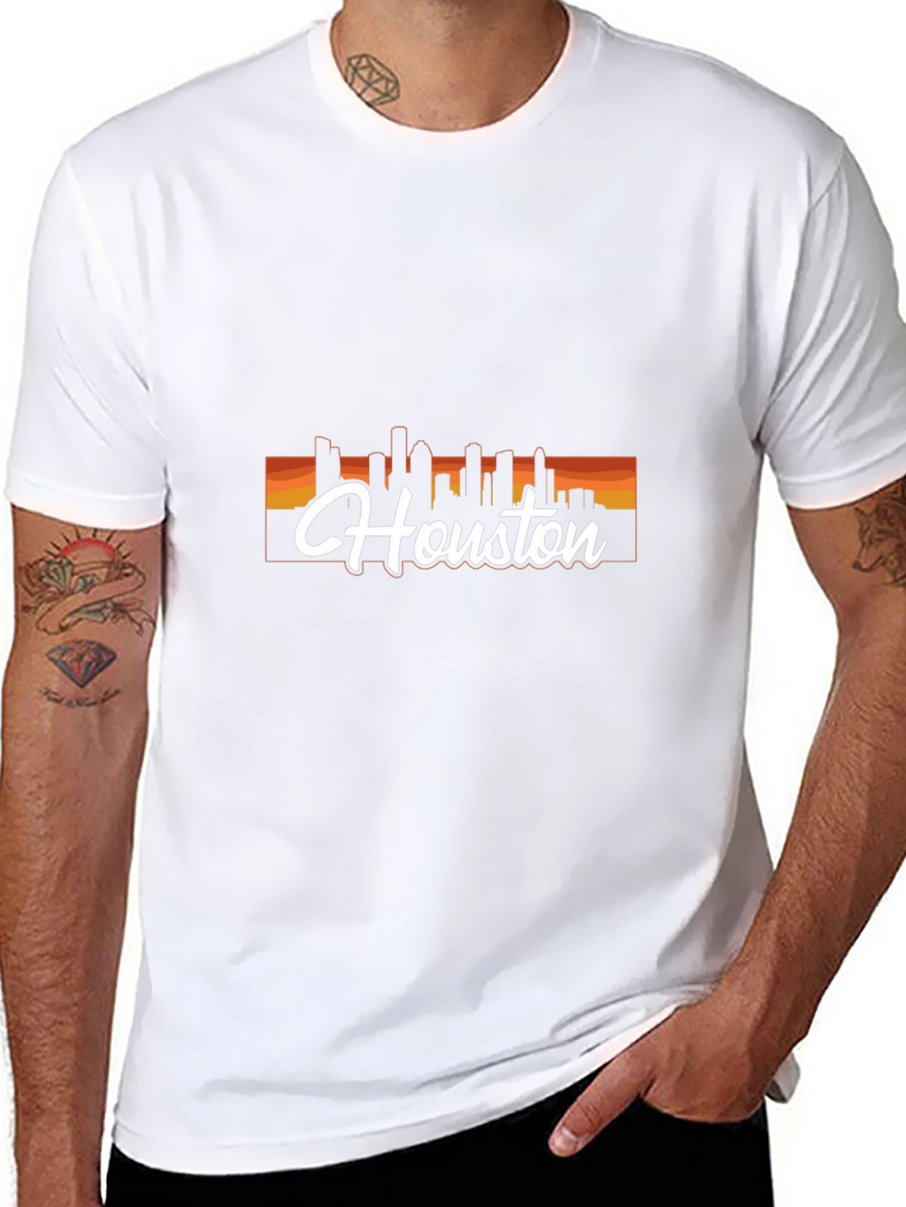 Houston Skyline Graphic T-Shirt