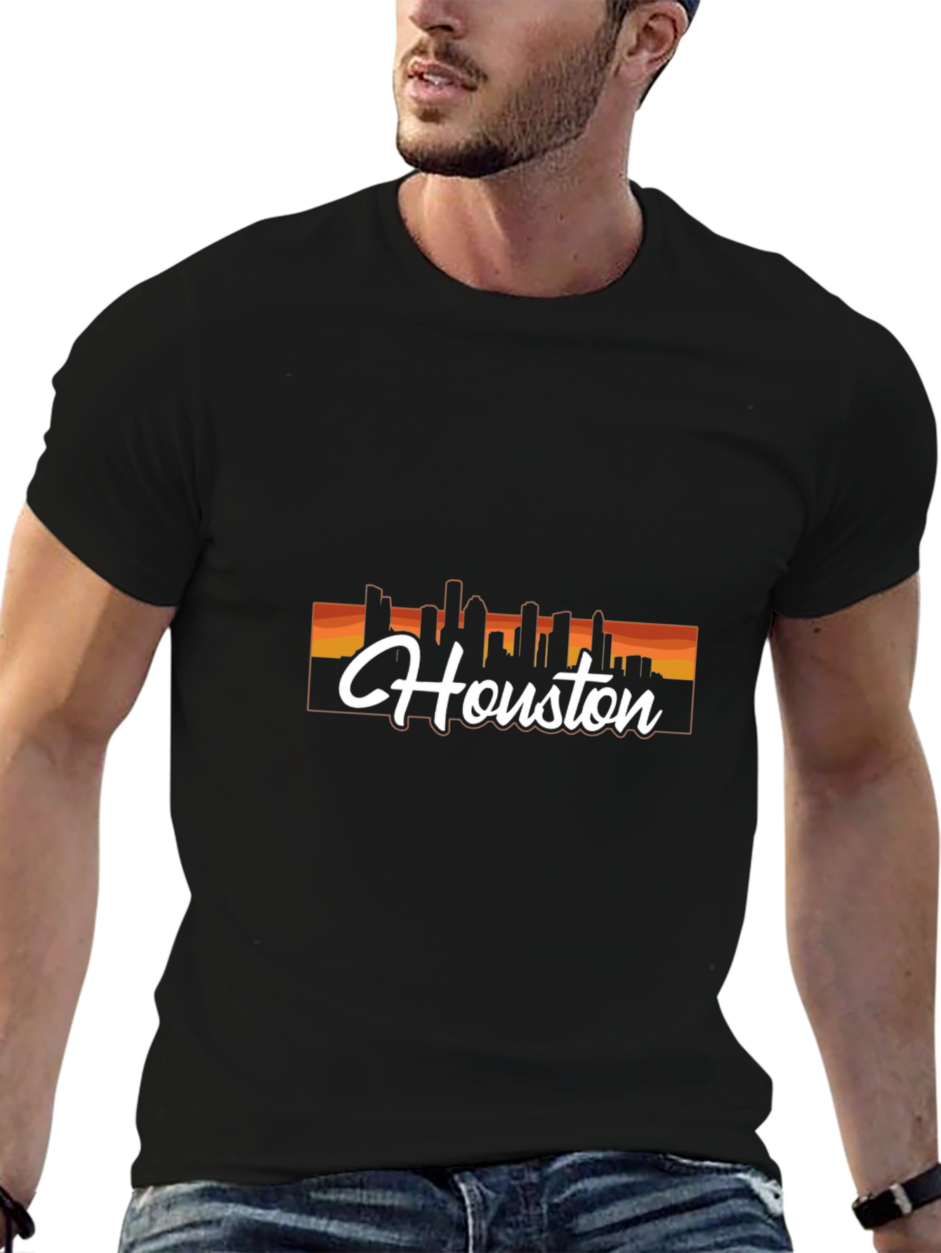 Houston Skyline Graphic T-Shirt