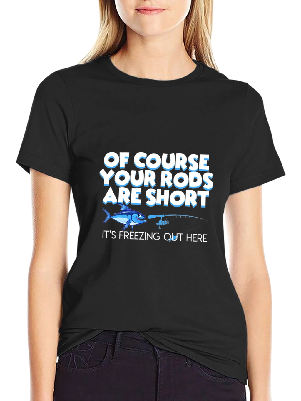 Funny Fishing T-Shirt - Short Rods