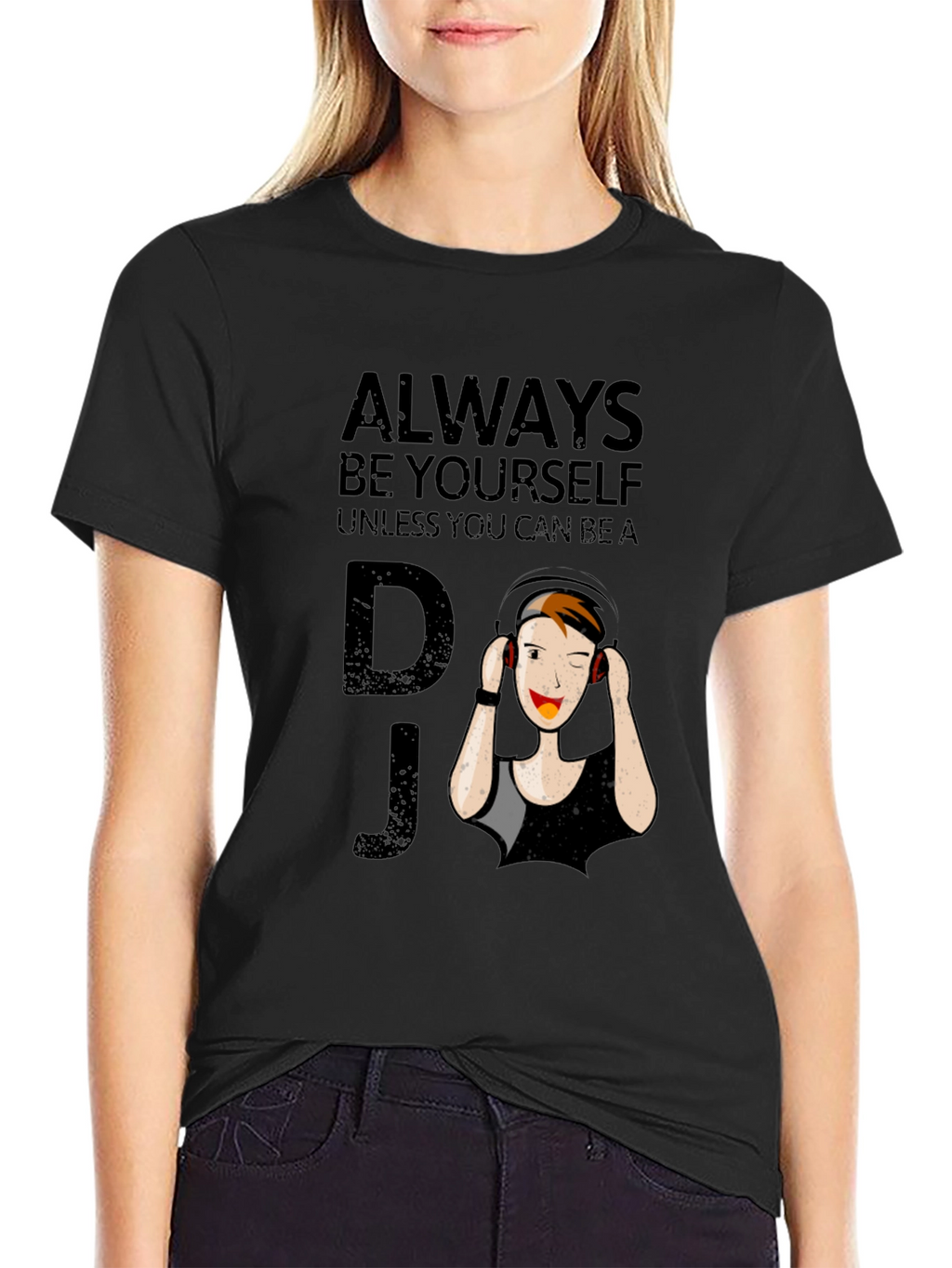 Always Be Yourself DJ Graphic T-Shirt