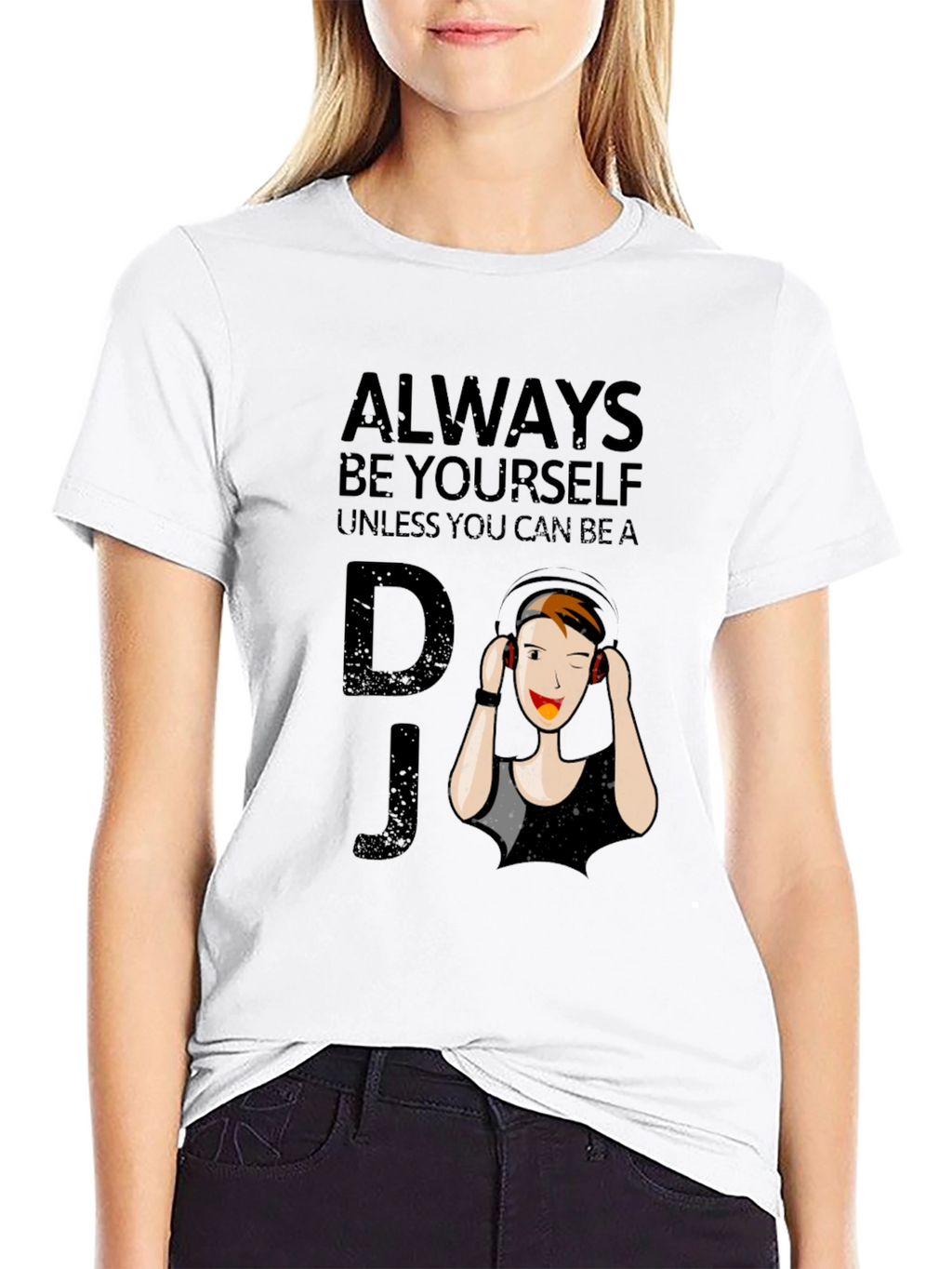 Always Be Yourself DJ Graphic T-Shirt