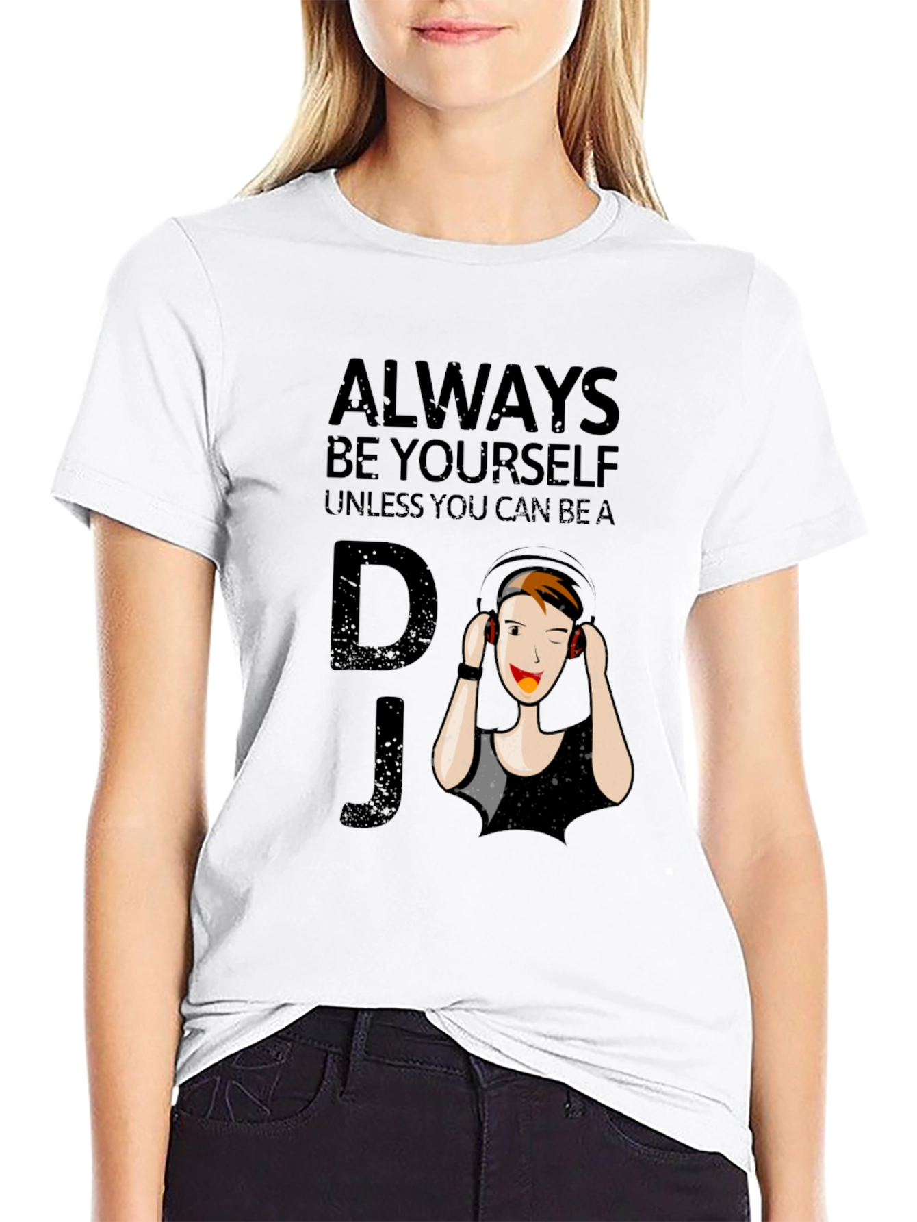 Always Be Yourself DJ Graphic T-Shirt