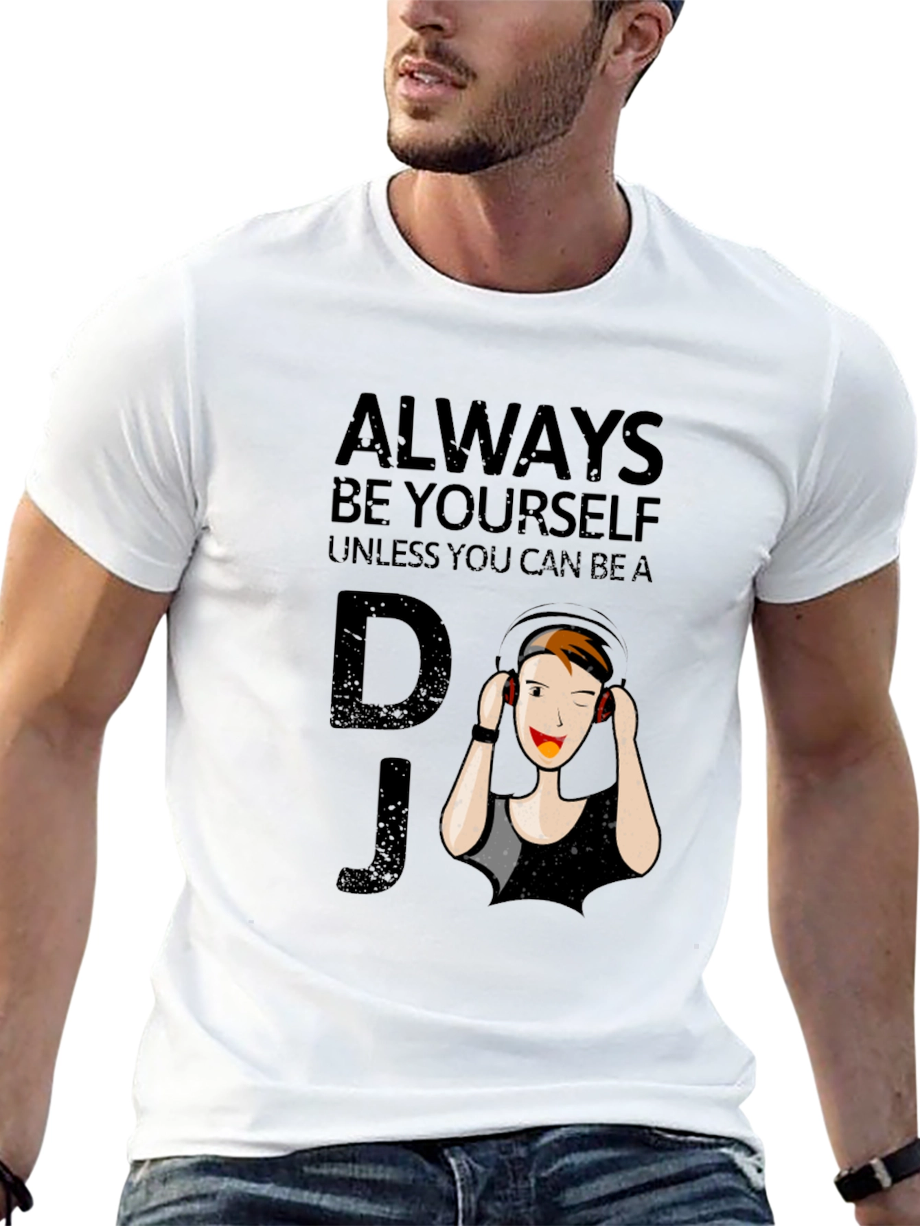 Always Be Yourself DJ Graphic T-Shirt