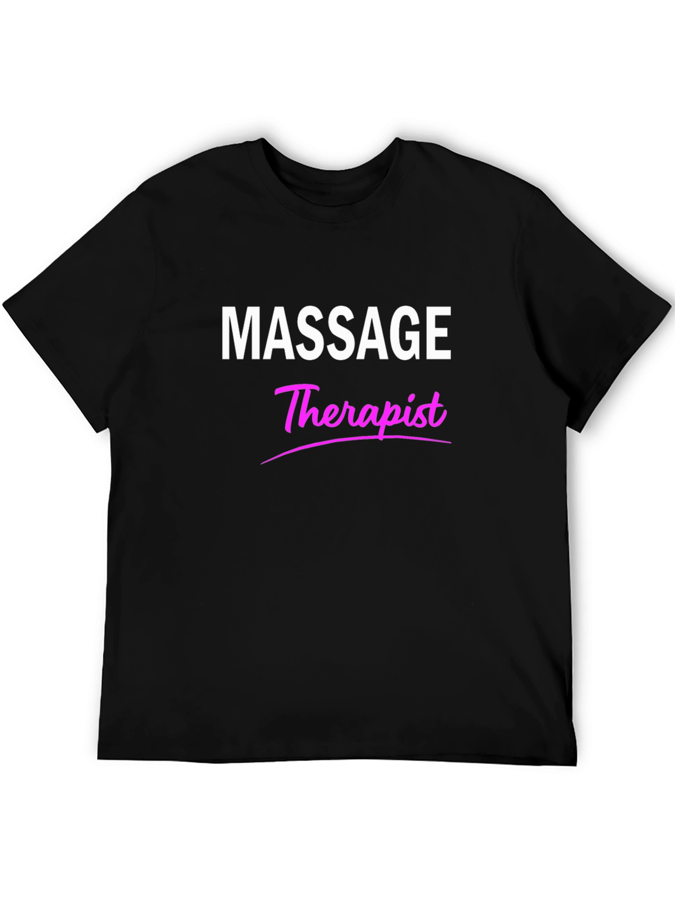 Massage Therapist Graphic Tee - Black