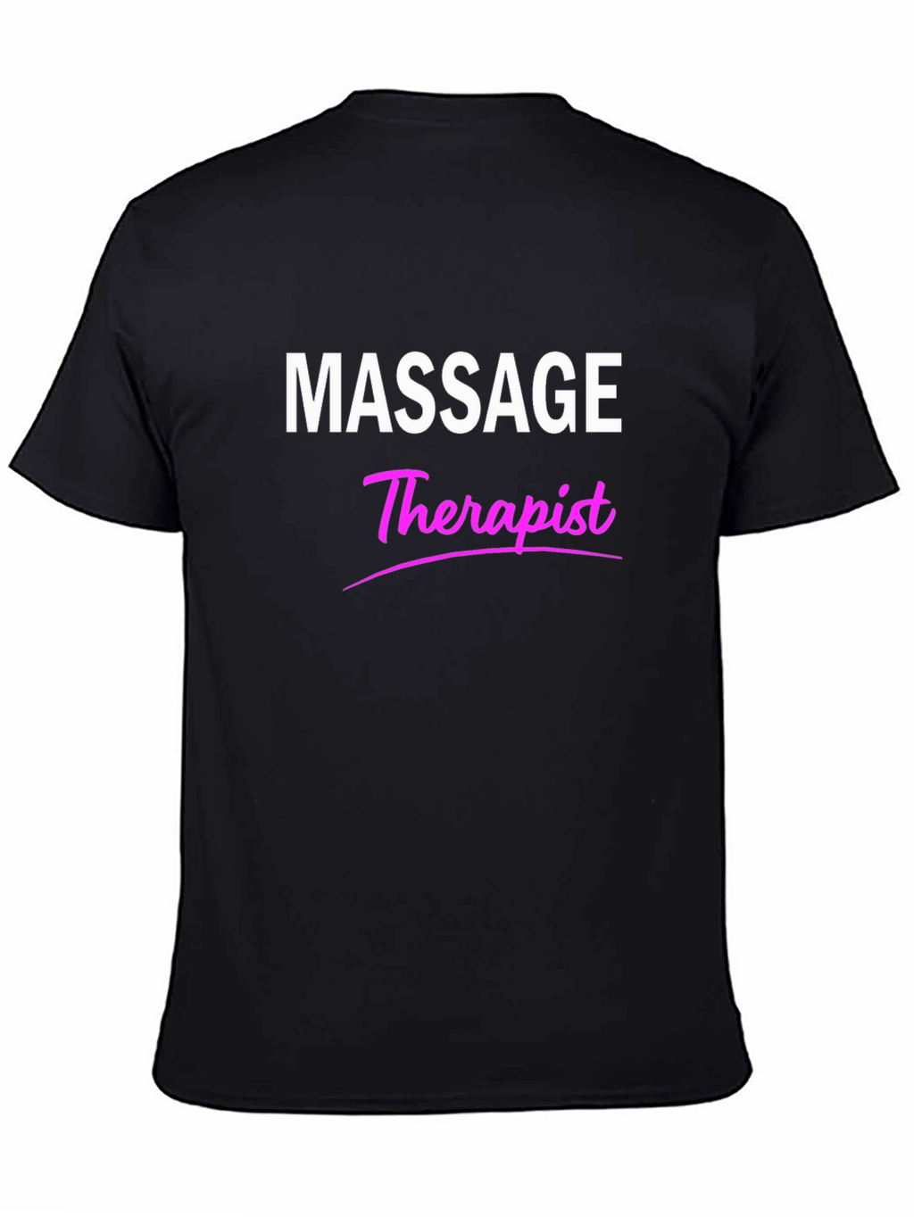 Massage Therapist Graphic Tee - Black