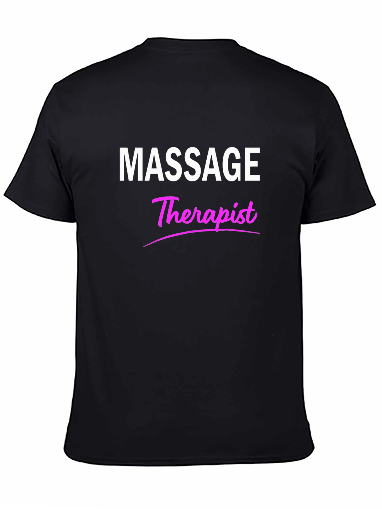 Massage Therapist Graphic Tee - Black
