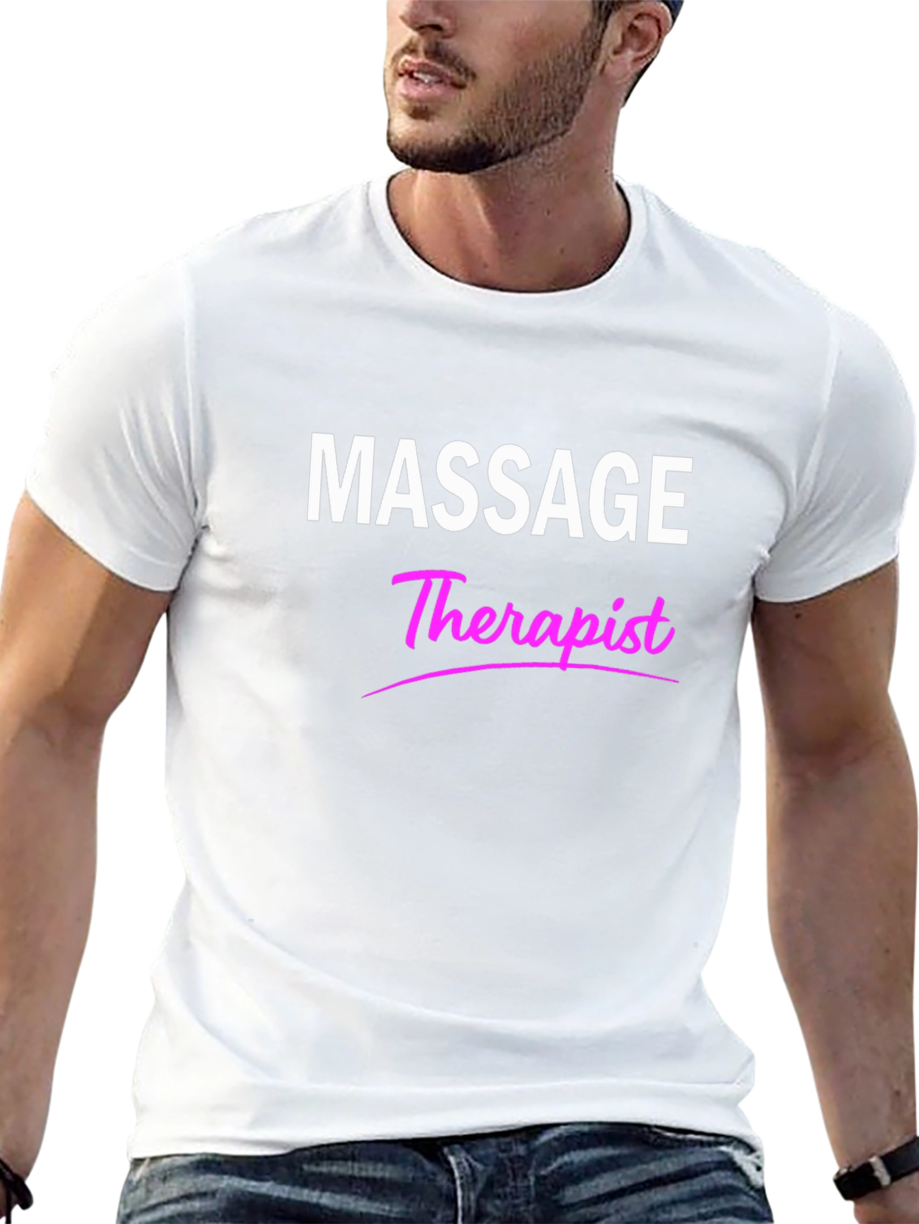 Massage Therapist Graphic Tee - Black