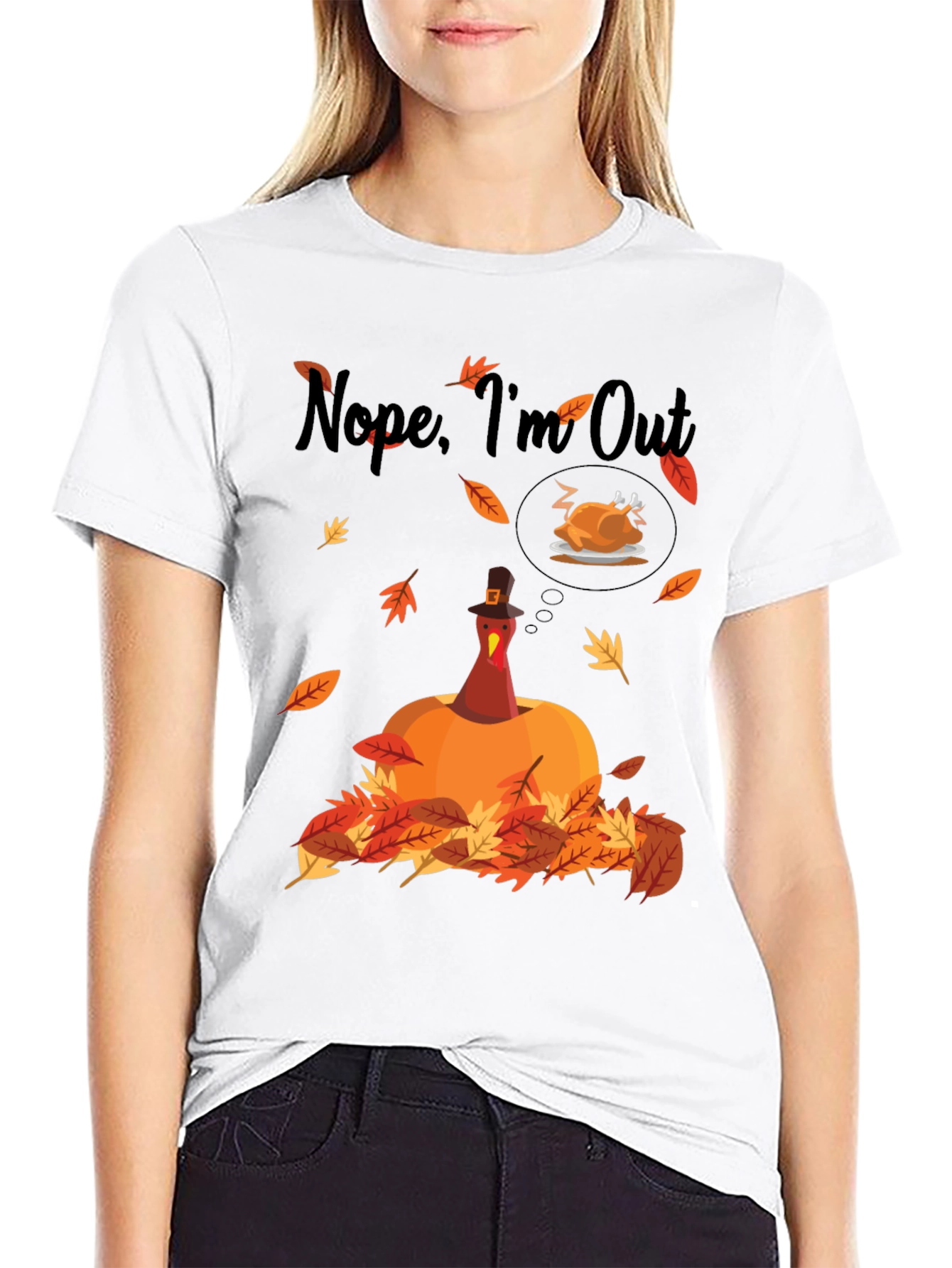 Nope Im Out Thanksgiving T-Shirt