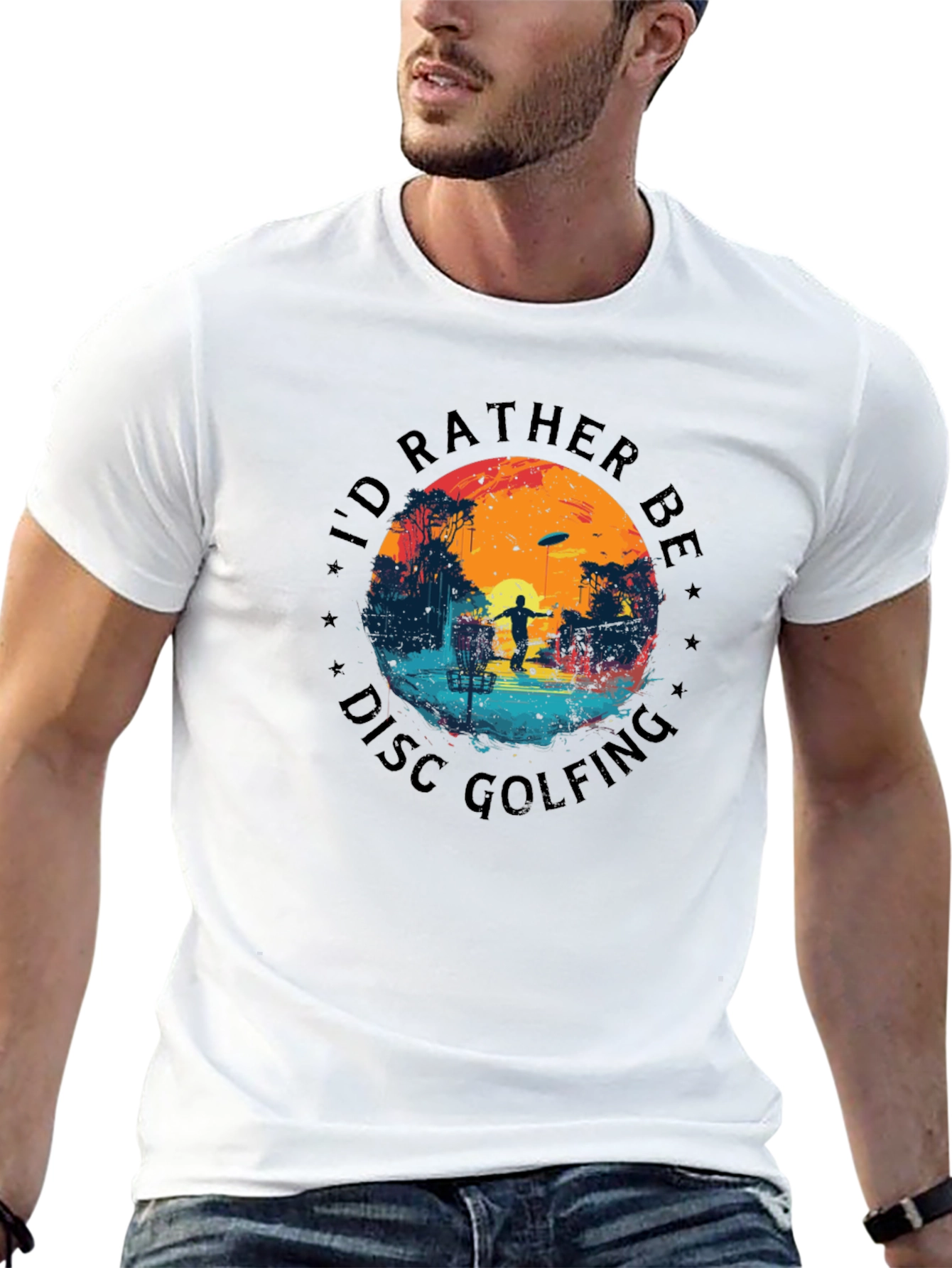 Disc Golfing Tee - Id Rather Be