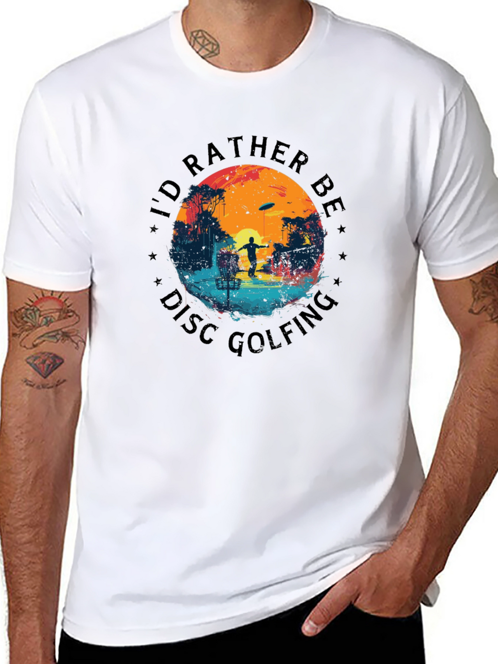Disc Golfing Tee - Id Rather Be