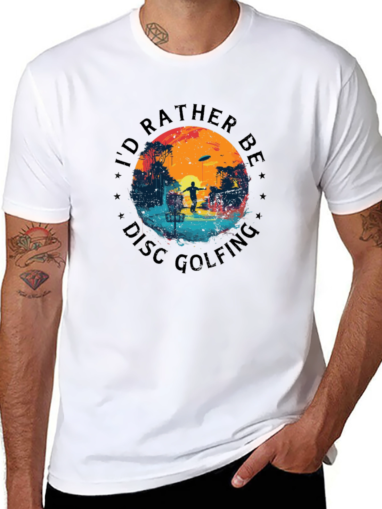 Disc Golfing Tee - Id Rather Be