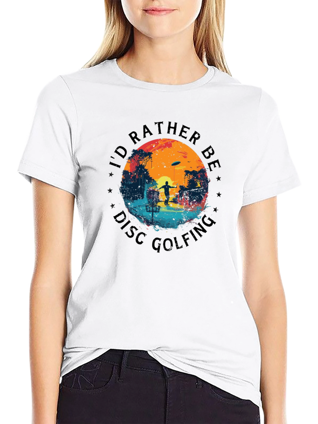 Disc Golfing Tee - Id Rather Be