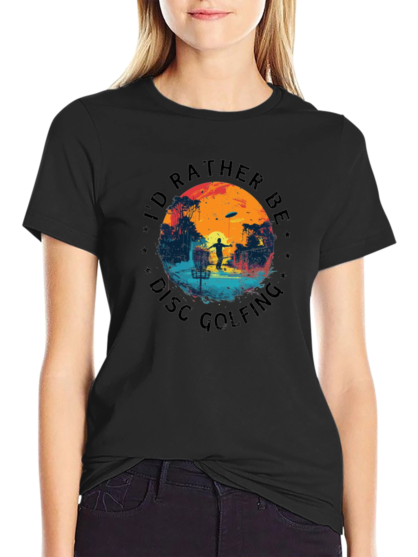 Disc Golfing Tee - Id Rather Be