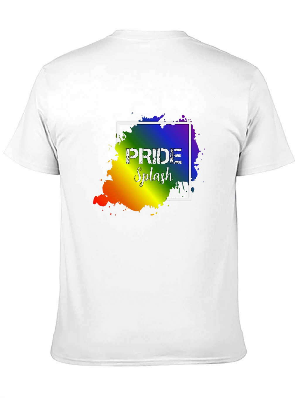 Pride Splash Graphic T-Shirt - Unisex Black Tee
