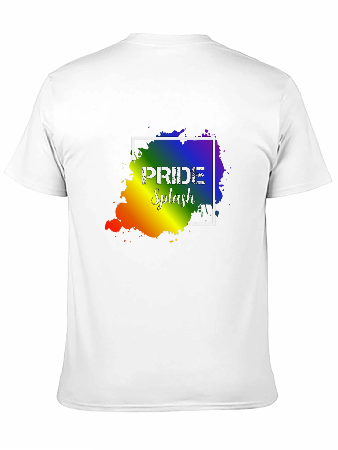 Pride Splash Graphic T-Shirt - Unisex Black Tee