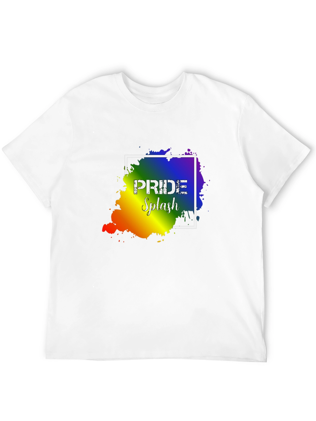 Pride Splash Graphic T-Shirt - Unisex Black Tee