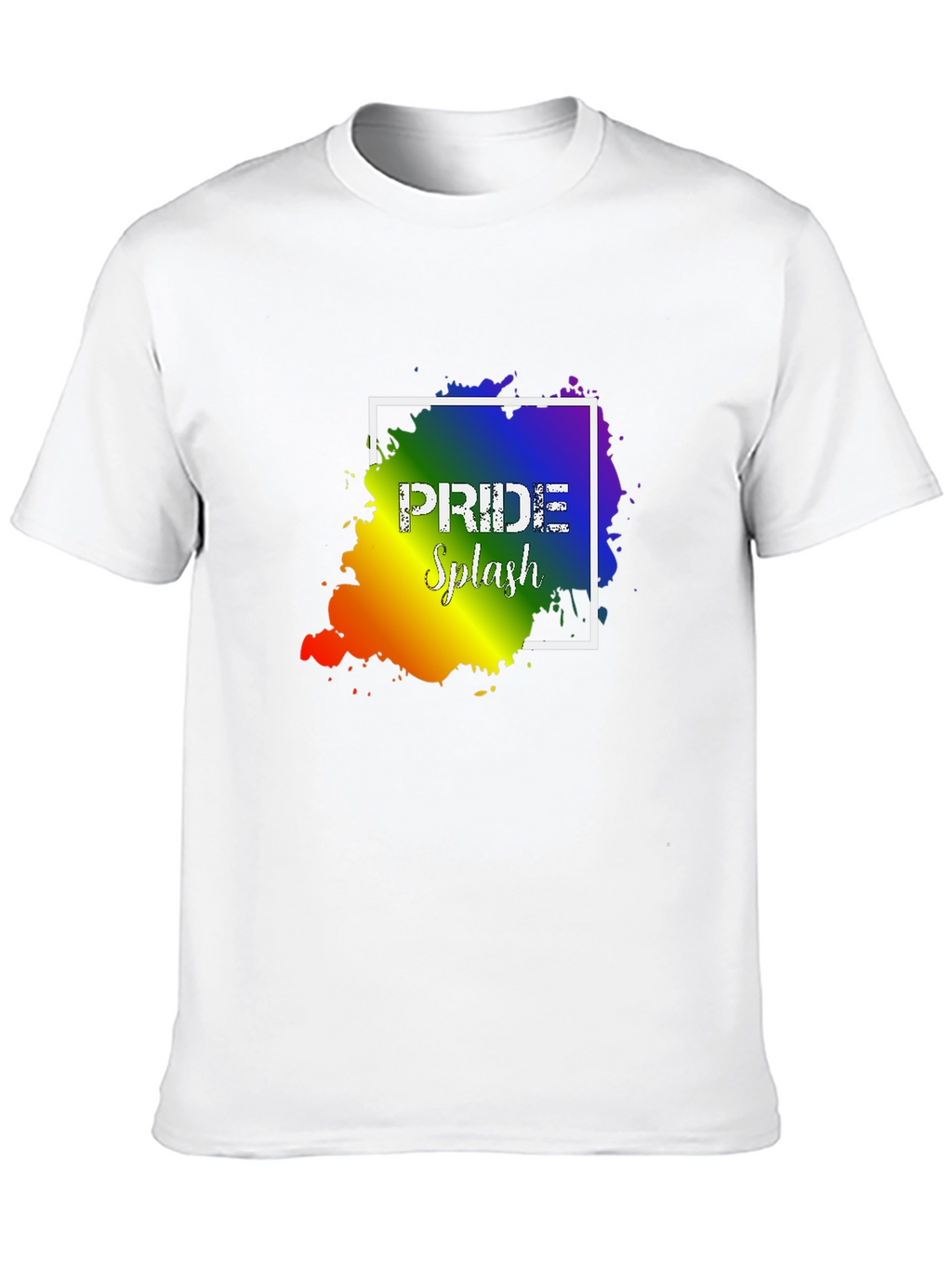 Pride Splash Graphic T-Shirt - Unisex Black Tee