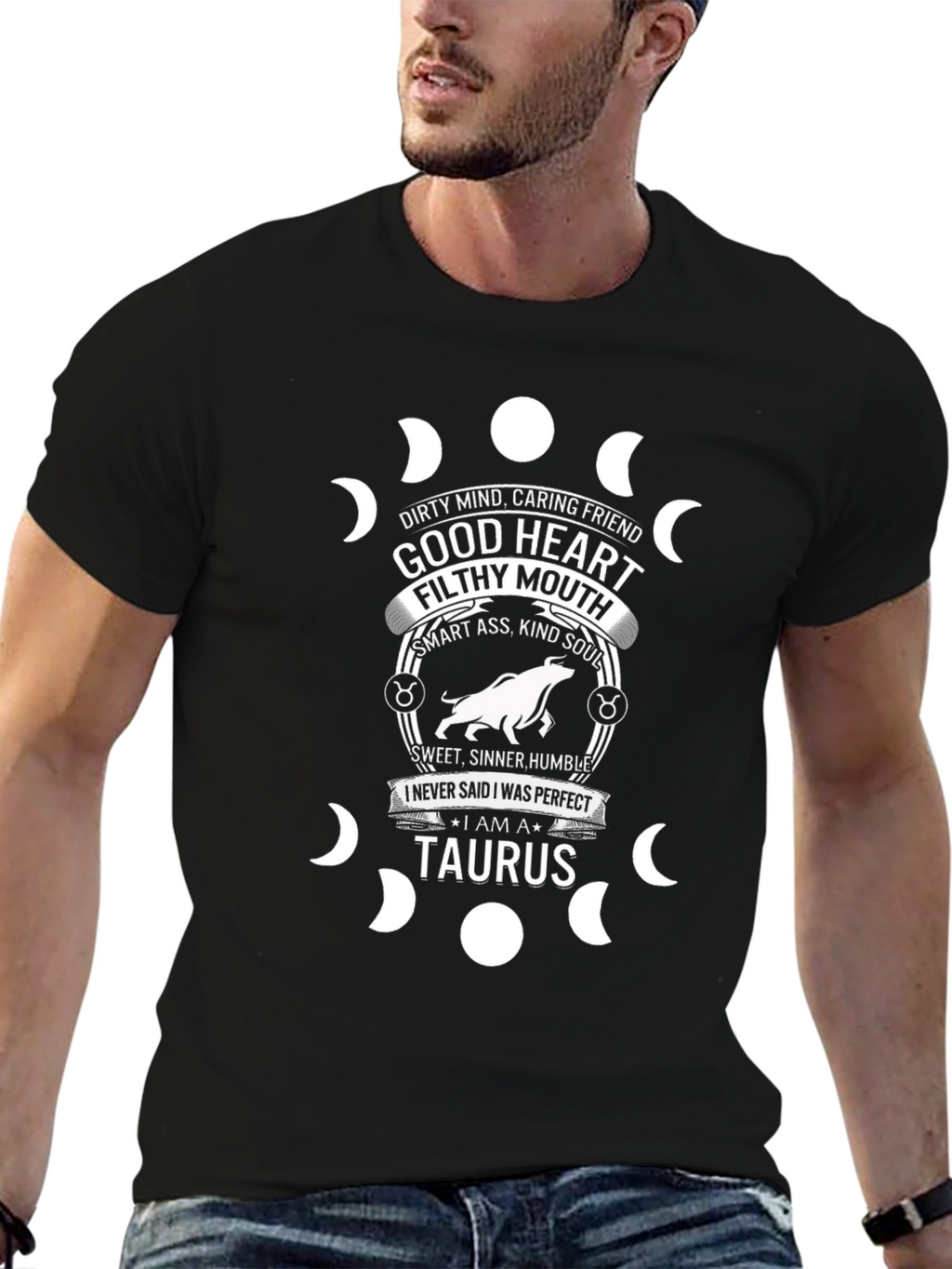 Taurus Zodiac Sign Graphic T-Shirt