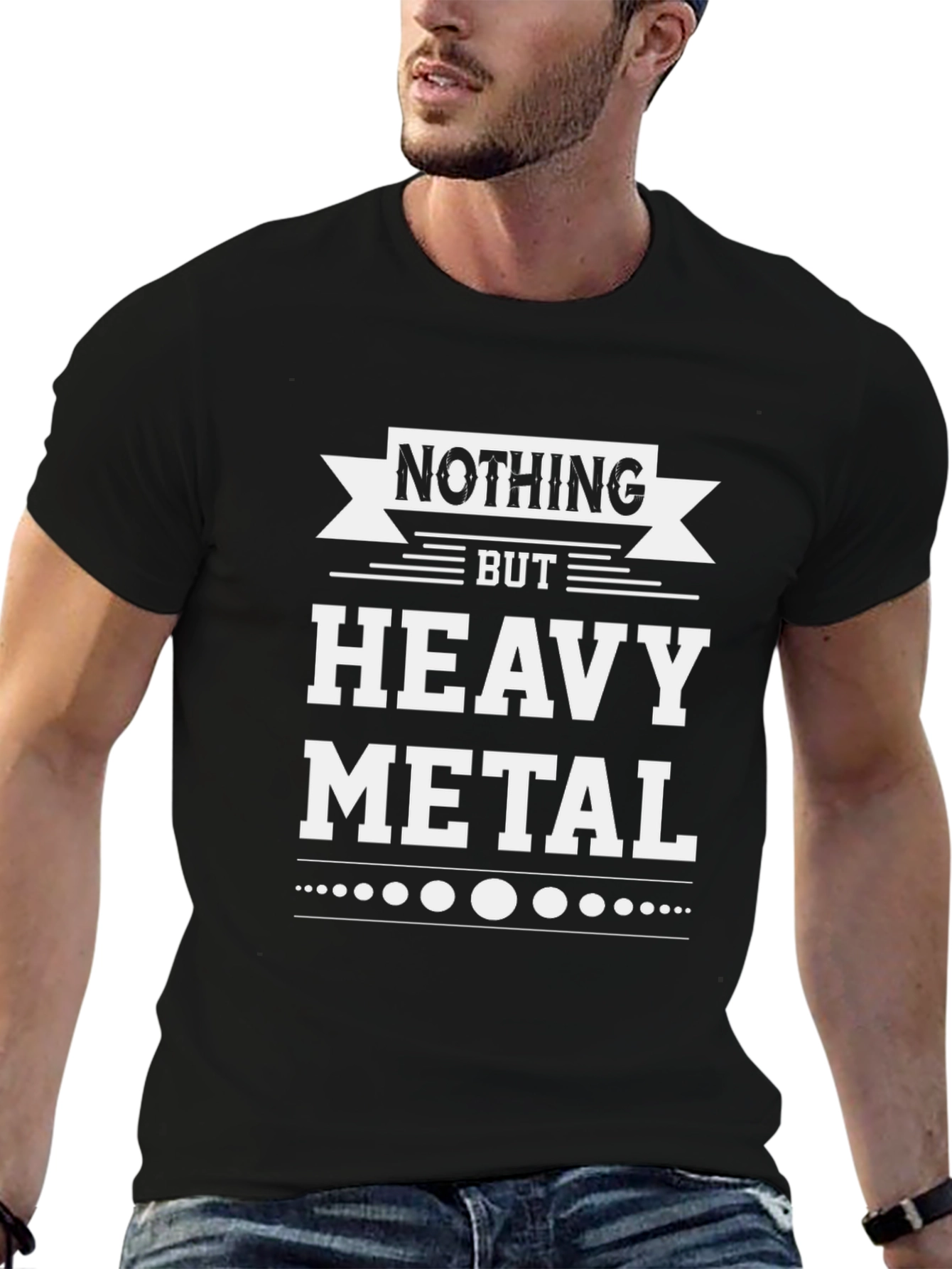 Nothing But Heavy Metal Black T-Shirt