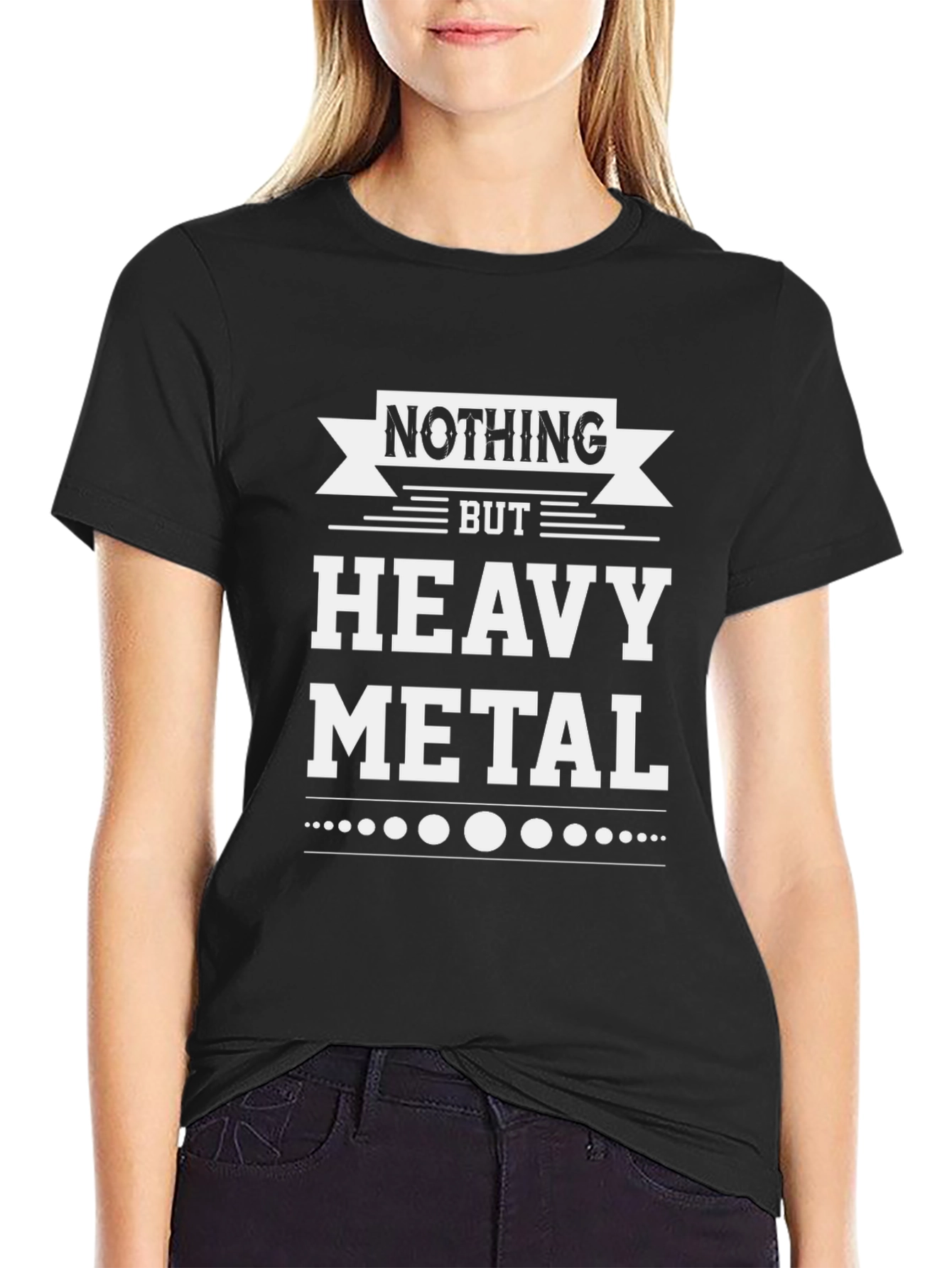 Nothing But Heavy Metal Black T-Shirt