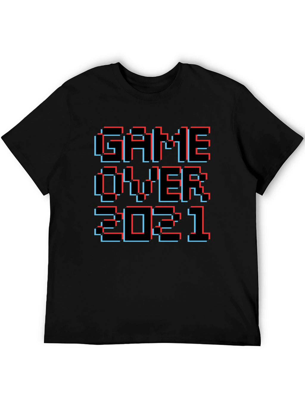 Game Over 2021 Pixel Art T-Shirt