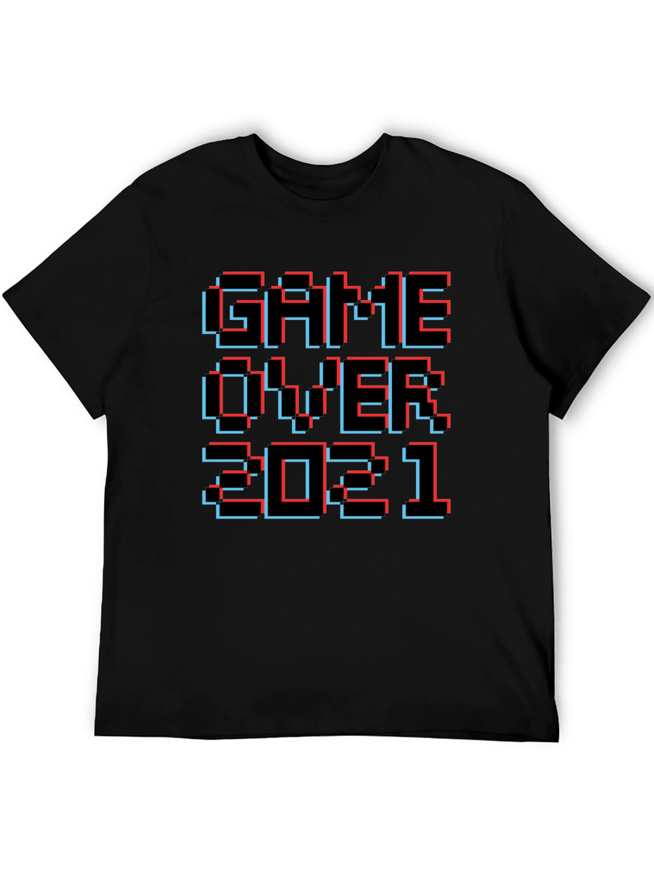 Game Over 2021 Pixel Art T-Shirt