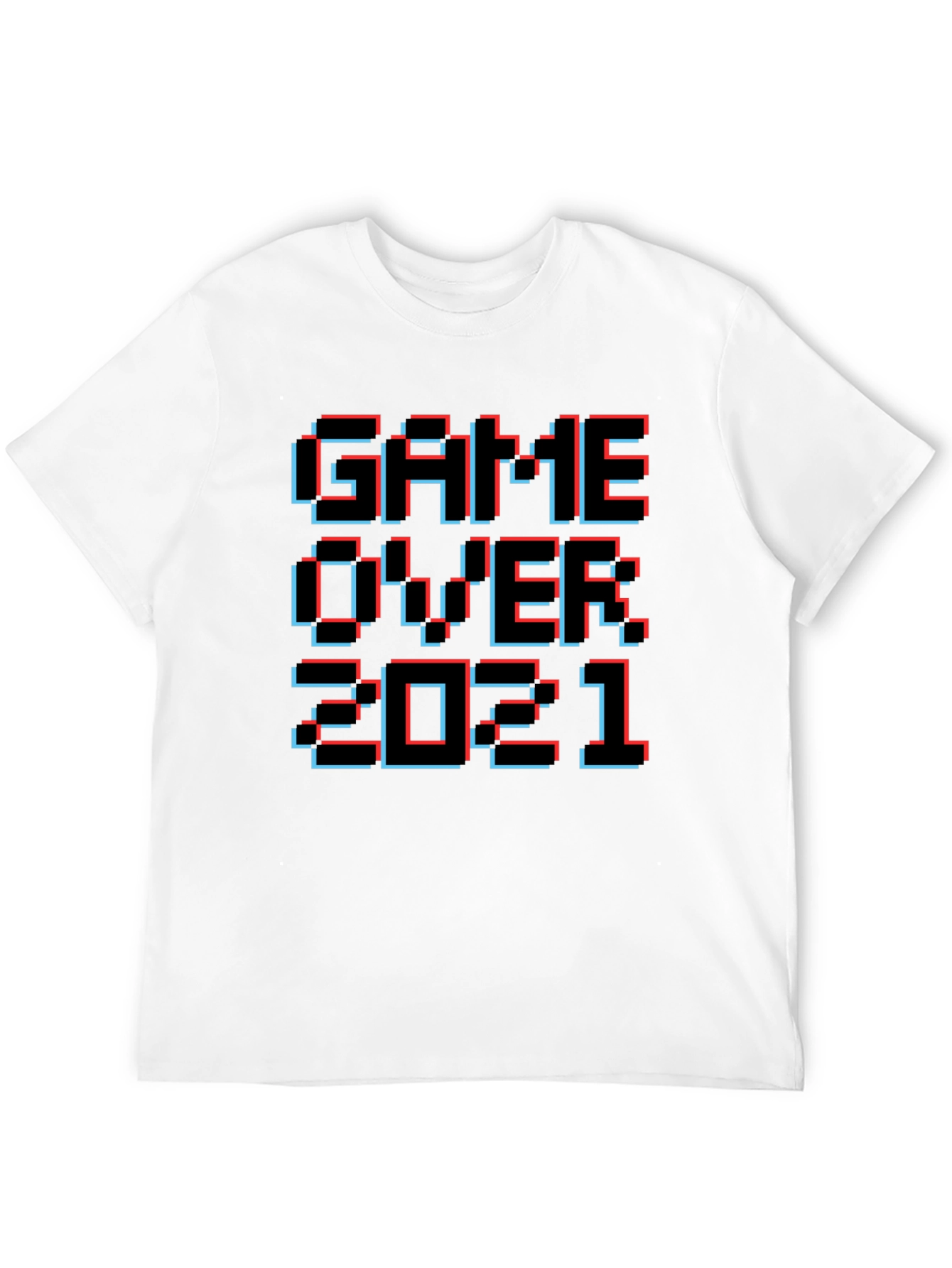 Game Over 2021 Pixel Art T-Shirt