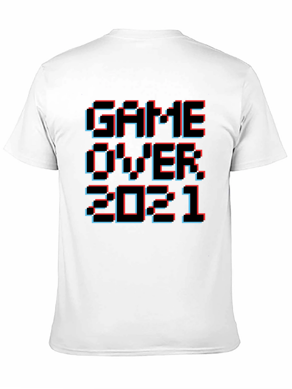 Game Over 2021 Pixel Art T-Shirt