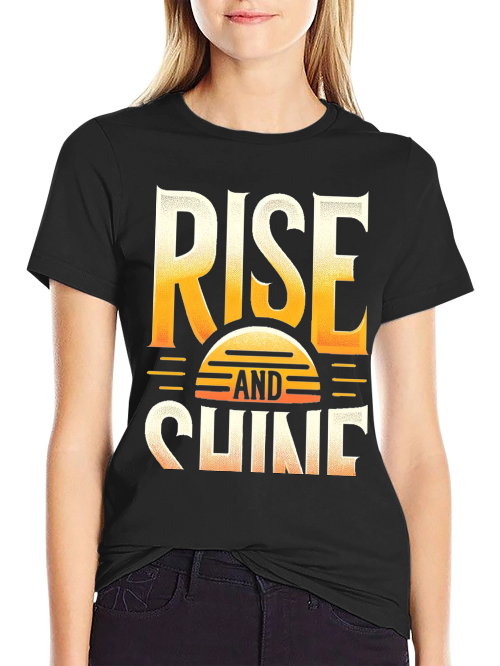 Rise and Shine Graphic Tee - Mens Black T-Shirt