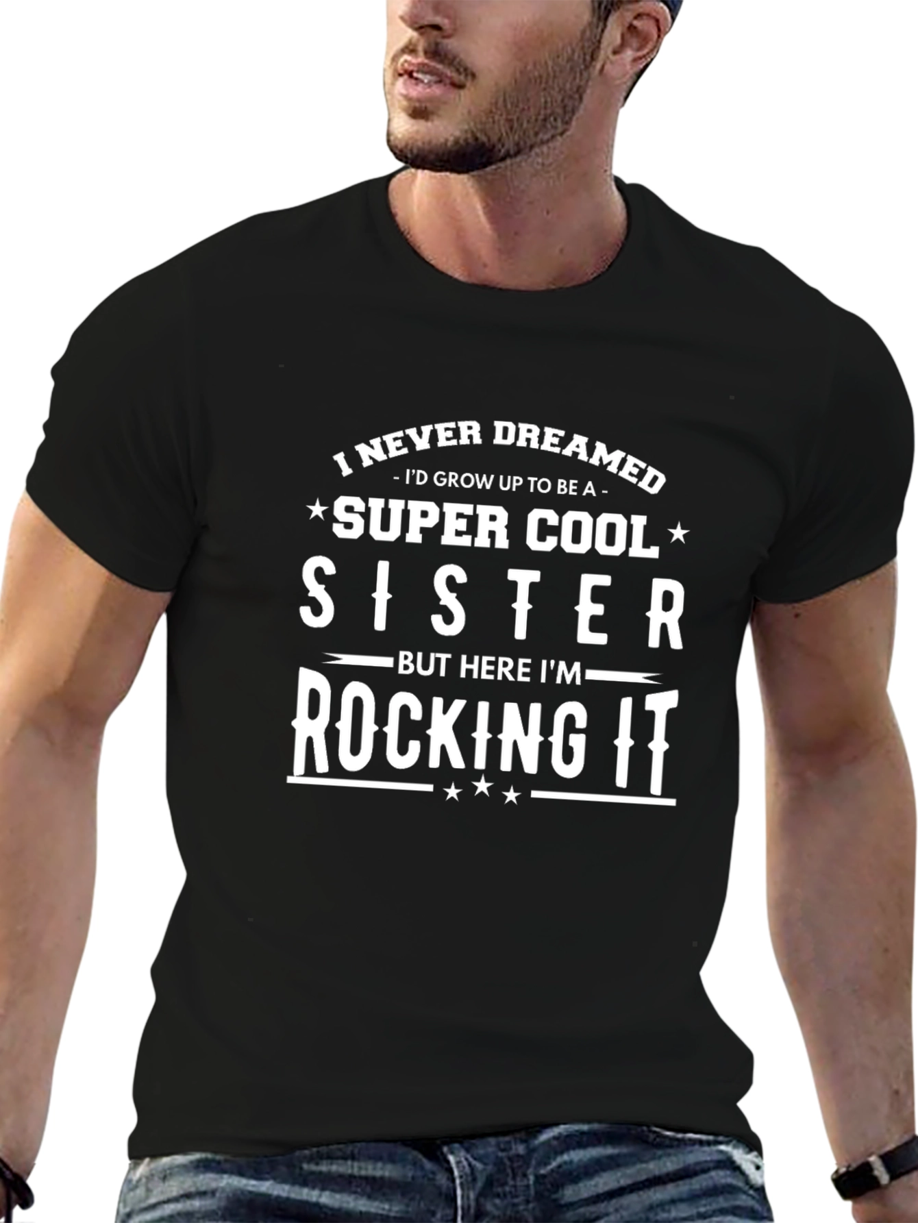 Super Cool Sister T-Shirt - Black