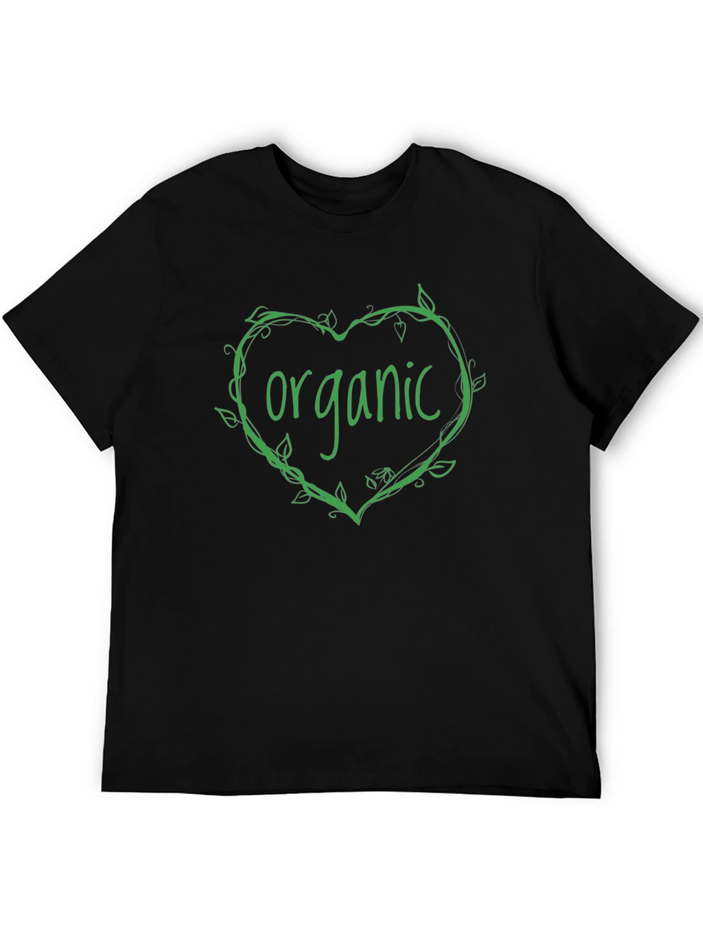 Organic Heart Vine T-Shirt - Eco Friendly