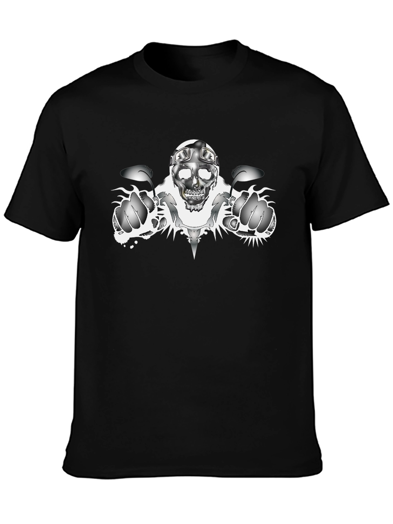 Skull Rider Black T-Shirt