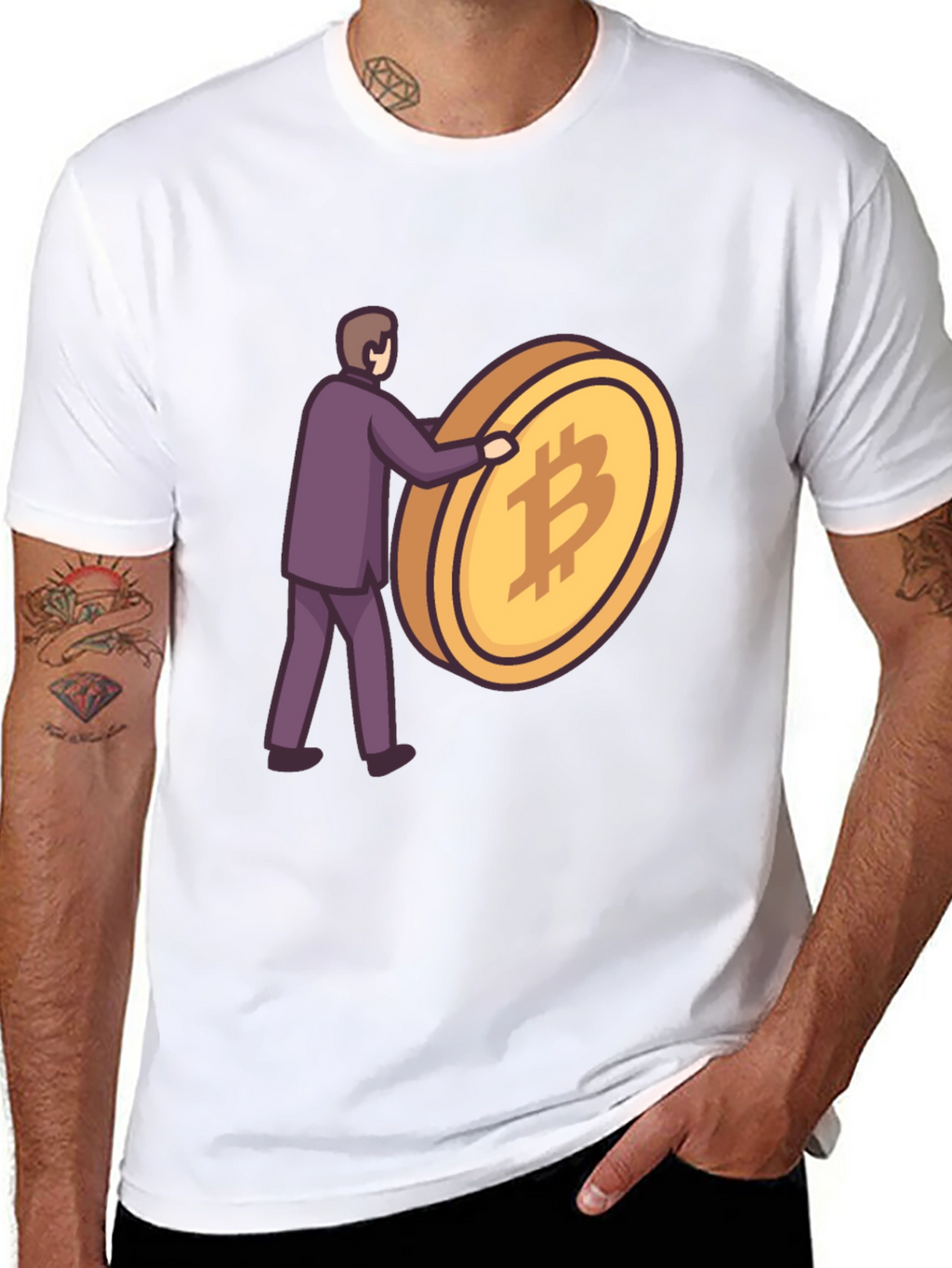 Bitcoin Boss T-Shirt - Crypto Investor Apparel