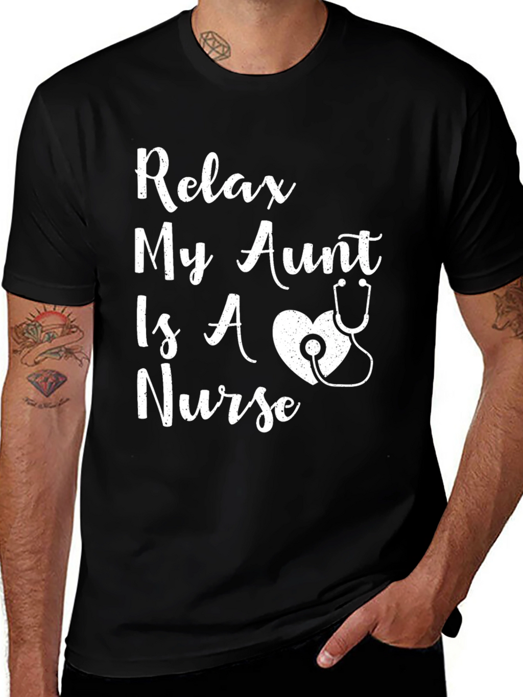 Relax My Aunt Is A Nurse T-Shirt