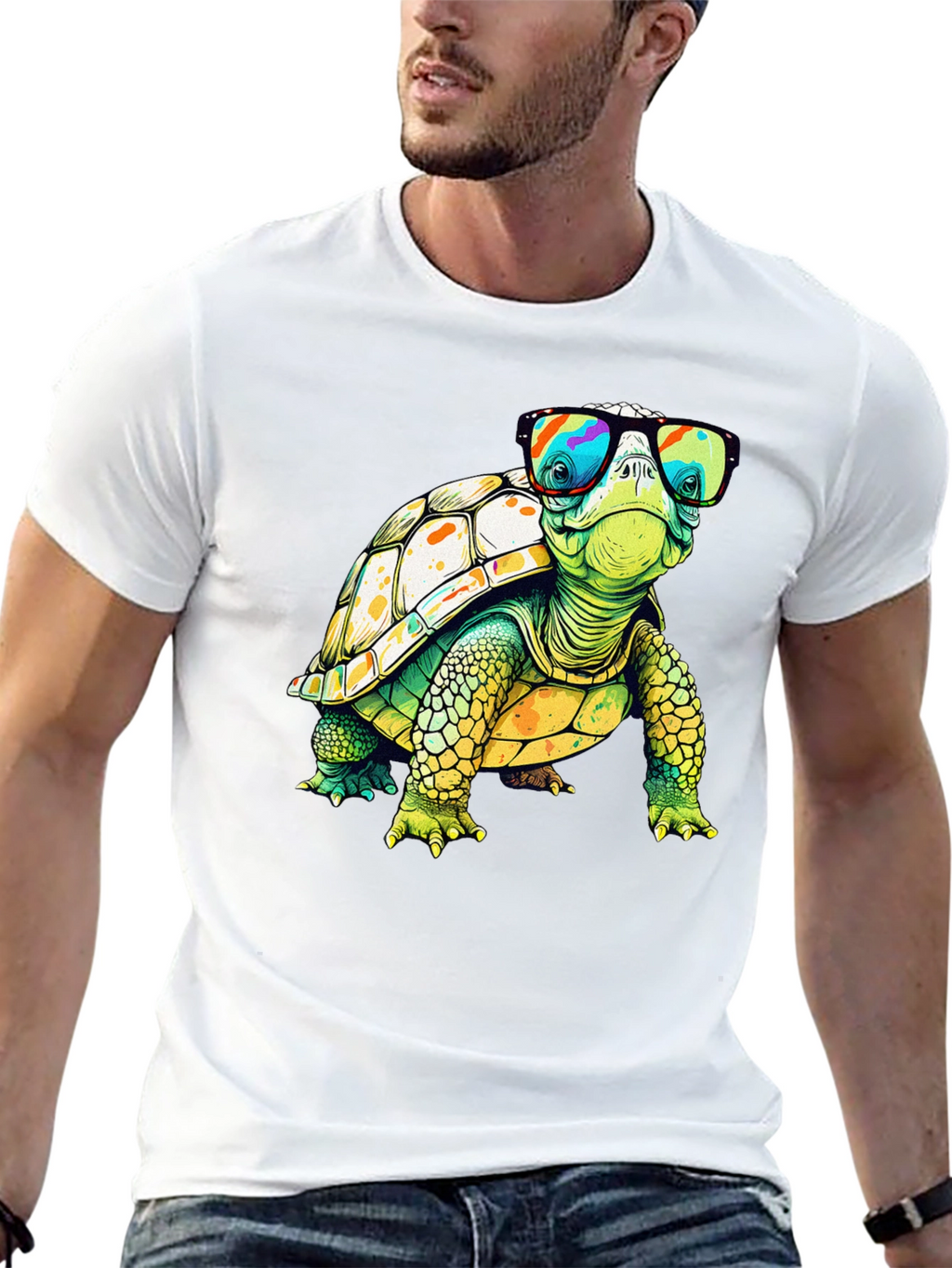 Turtle Sunglasses T-Shirt - Cool Graphic Tee