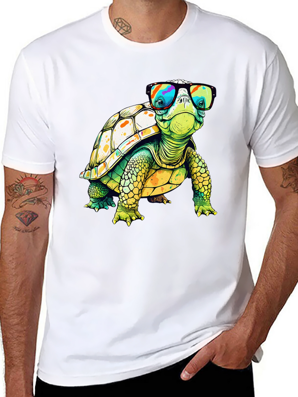 Turtle Sunglasses T-Shirt - Cool Graphic Tee