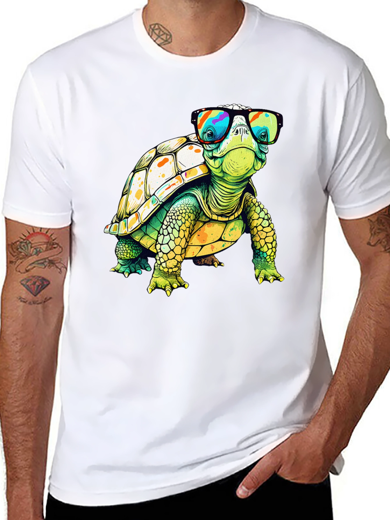 Turtle Sunglasses T-Shirt - Cool Graphic Tee
