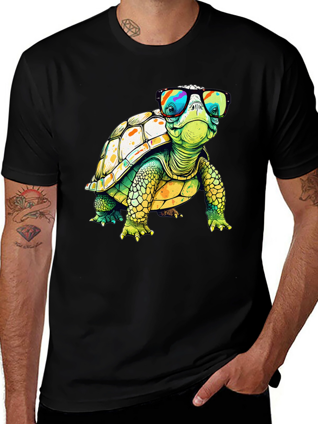 Turtle Sunglasses T-Shirt - Cool Graphic Tee
