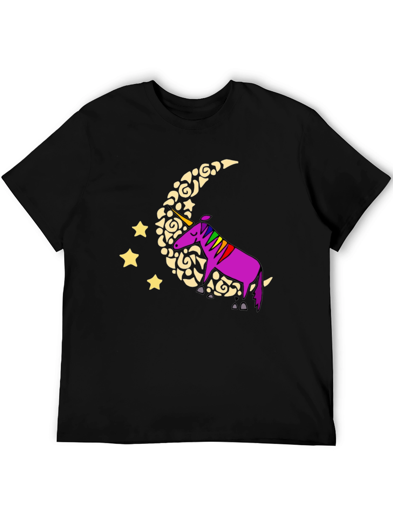 Unicorn Moon T-Shirt - Whimsical Graphic Tee
