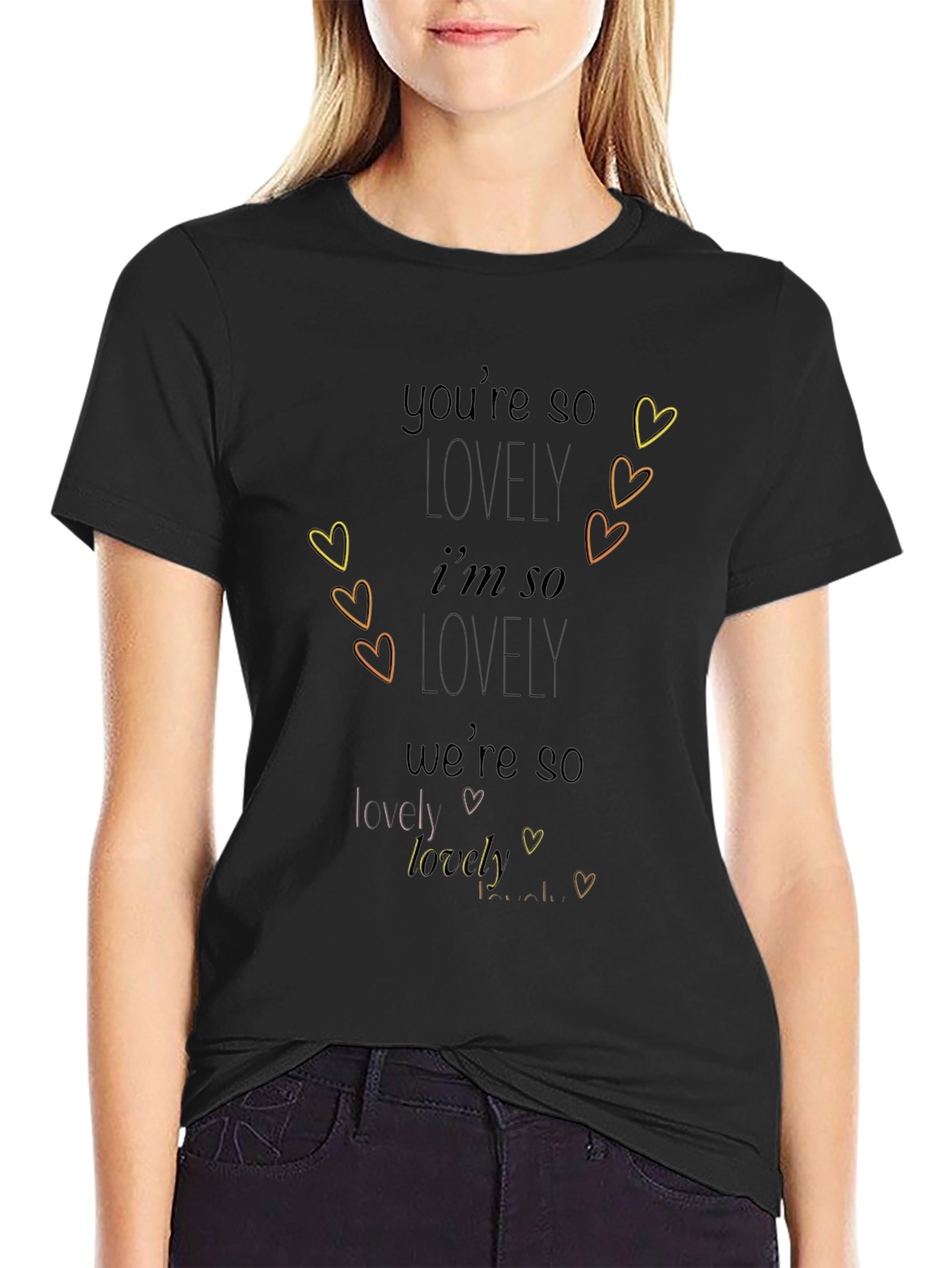Lovely Graphic Print T-Shirt - Soft & Stylish