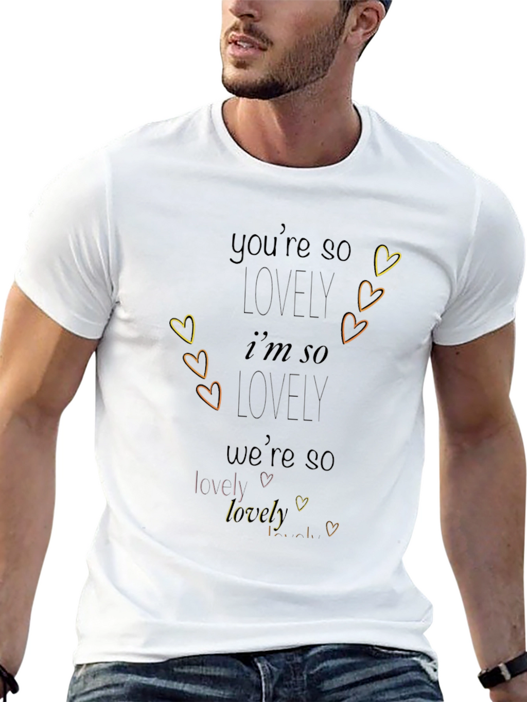 Lovely Graphic Print T-Shirt - Soft & Stylish
