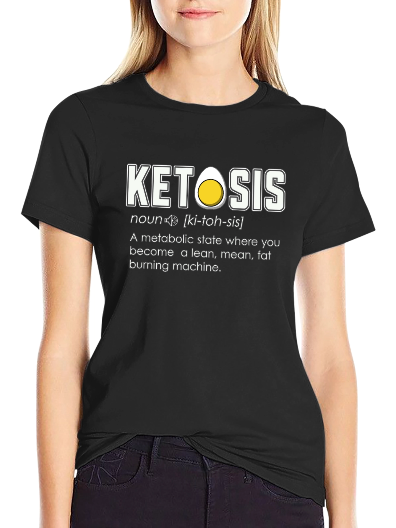 Ketosis Definition T-Shirt - Keto Diet Fat Burning