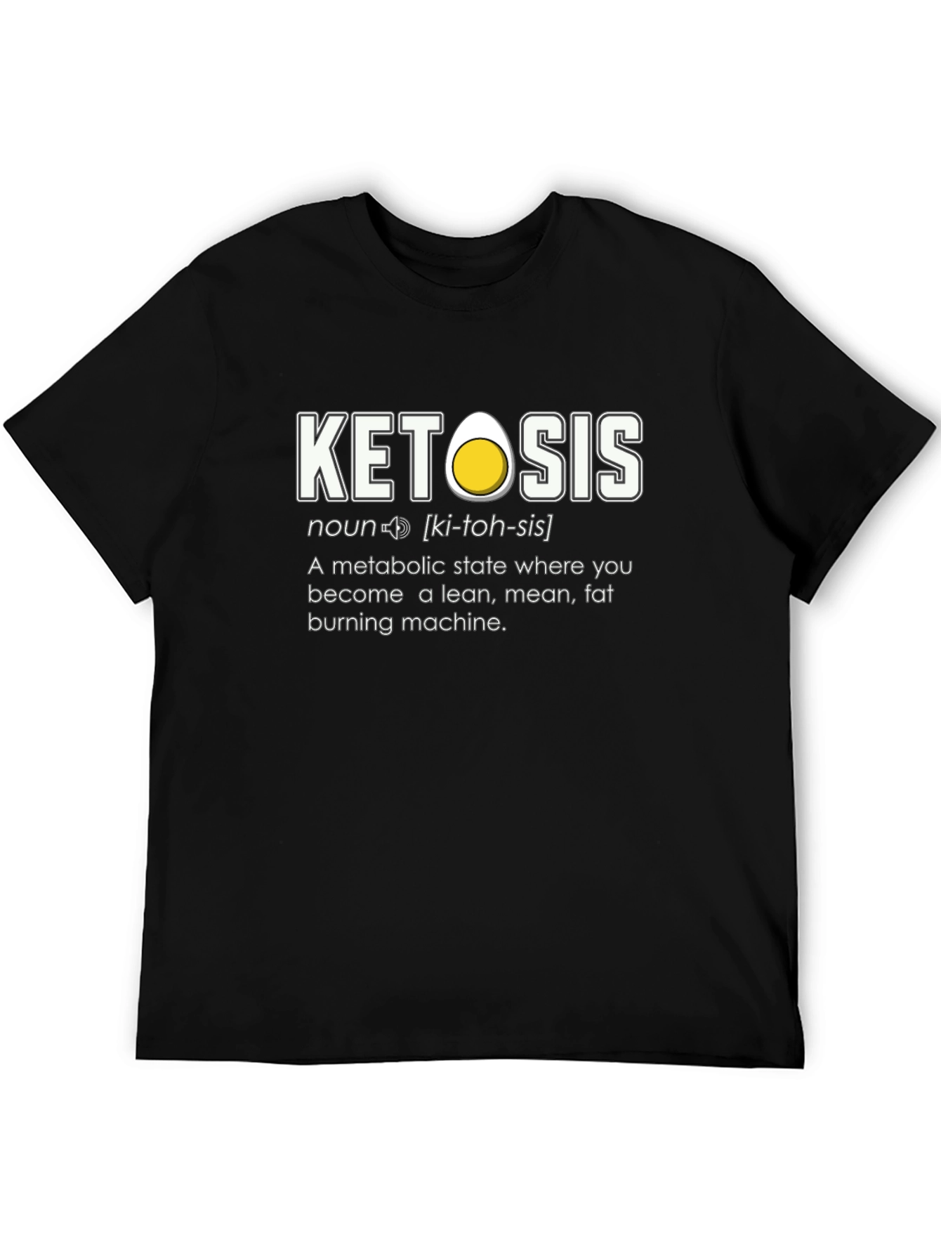 Ketosis Definition T-Shirt - Keto Diet Fat Burning
