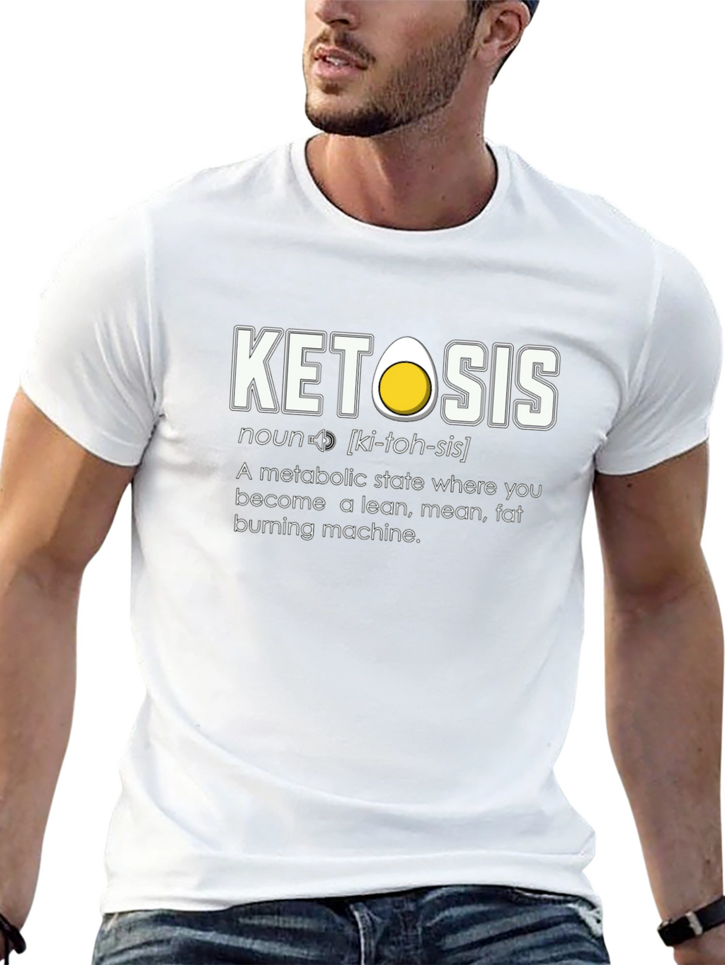 Ketosis Definition T-Shirt - Keto Diet Fat Burning